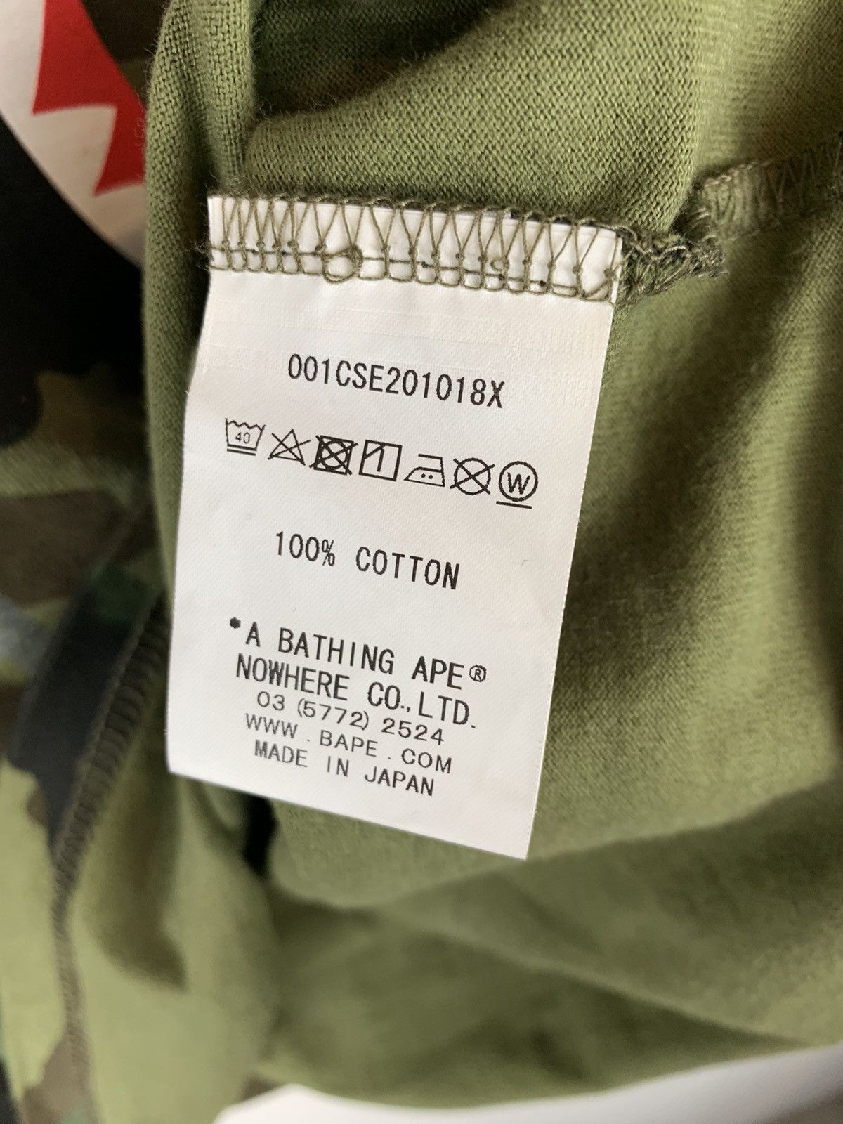 Bape Bape shark tee Size US S / EU 44-46 / 1 - 4 Thumbnail