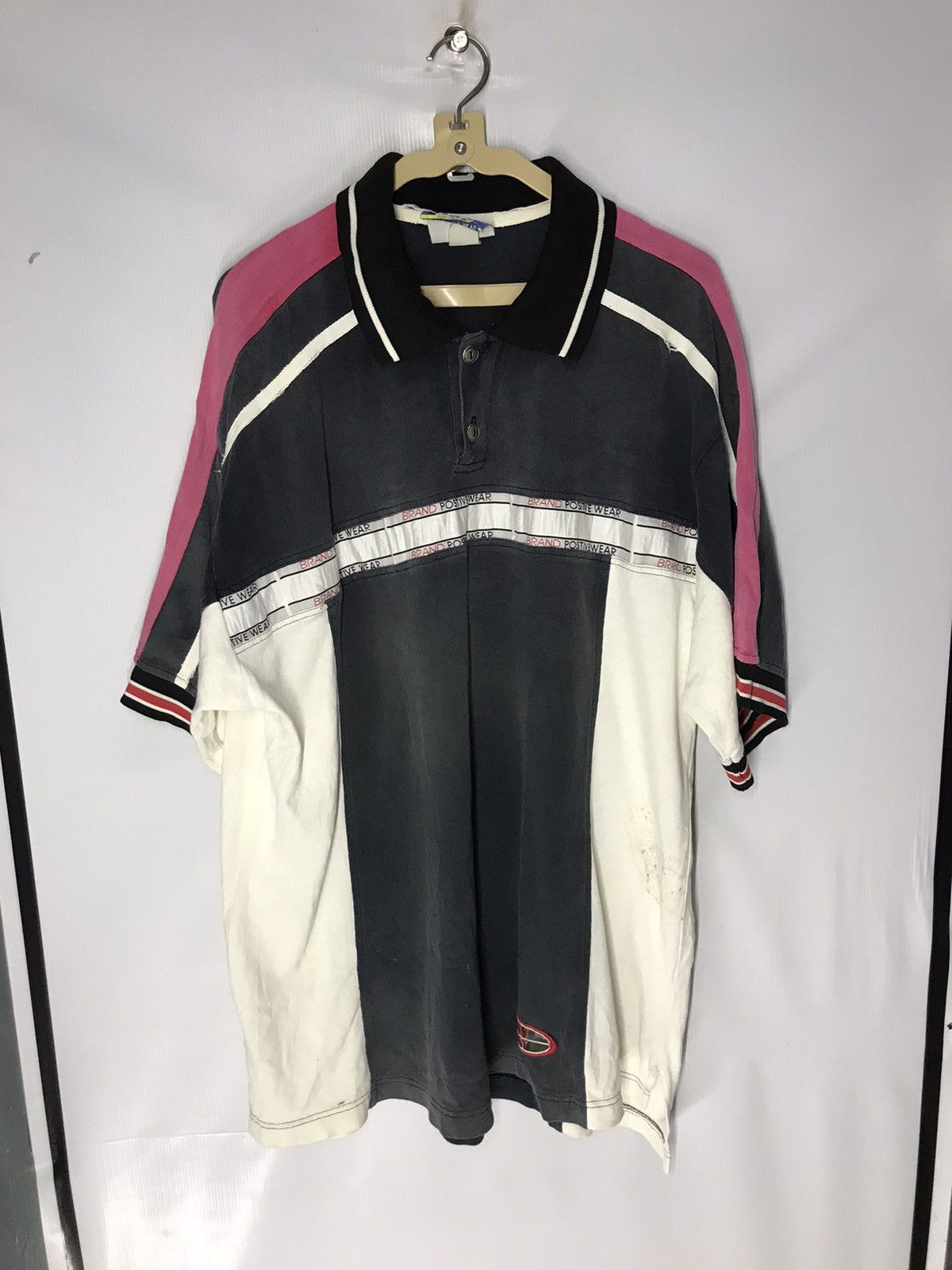Vintage Vintage rugby polos tee by positive wear sport Size US L / EU 52-54 / 3 - 6 Thumbnail