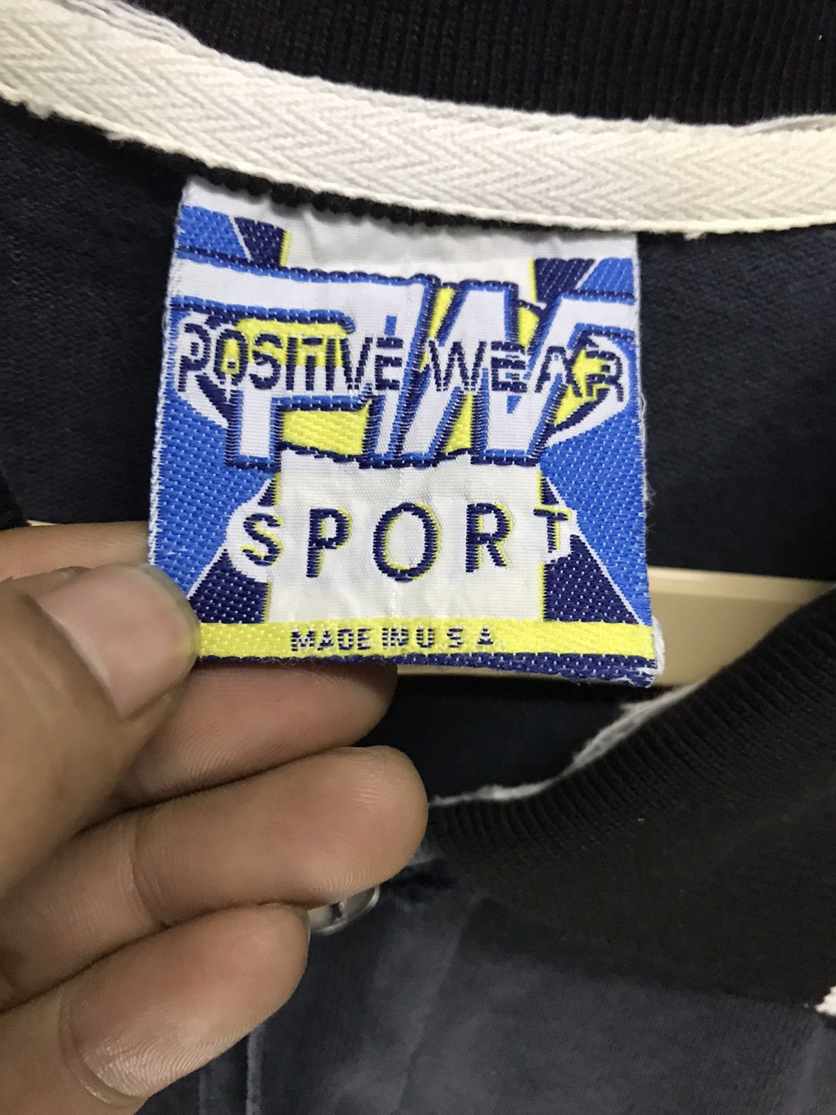 Vintage Vintage rugby polos tee by positive wear sport Size US L / EU 52-54 / 3 - 3 Thumbnail