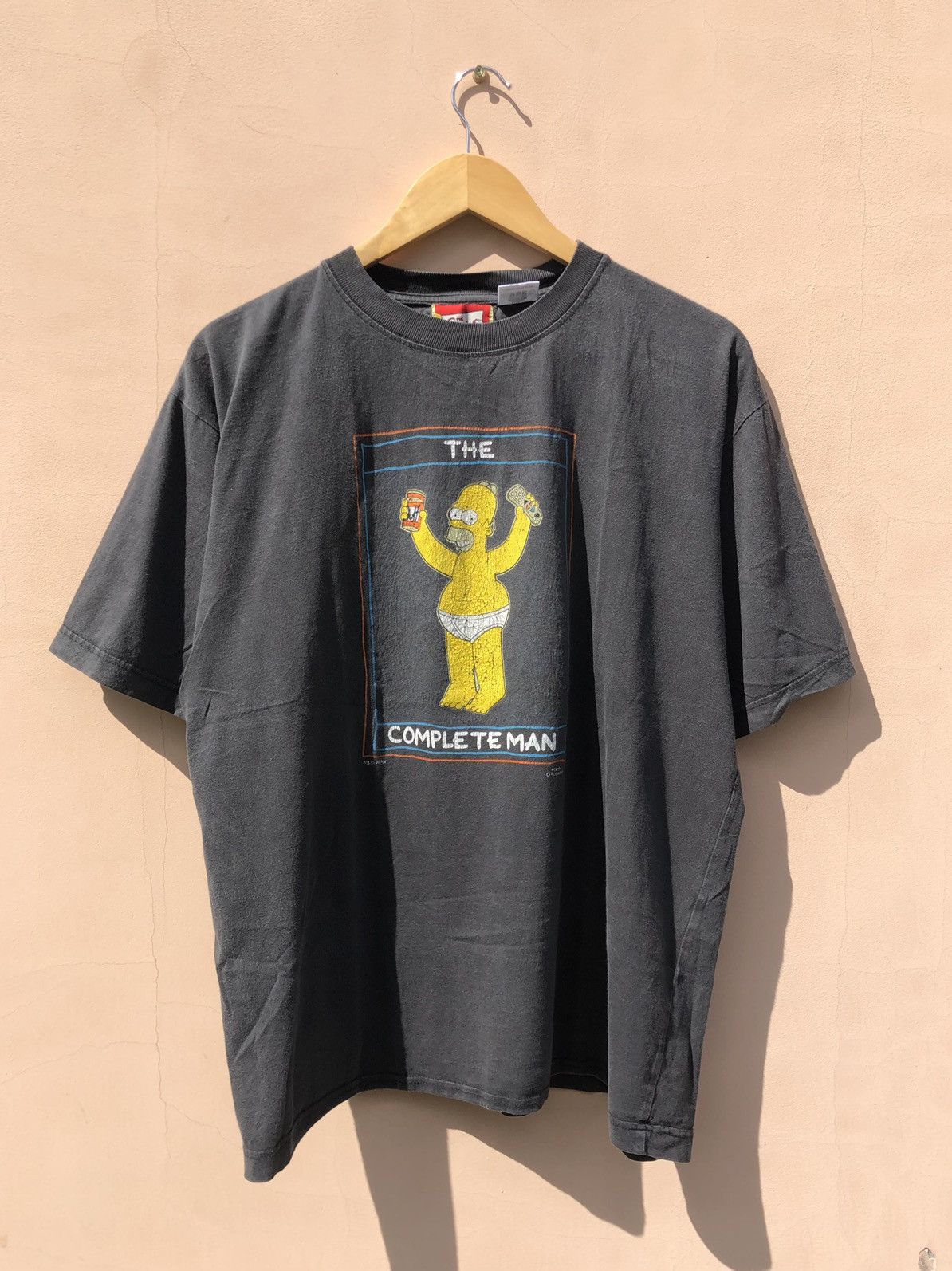 Cartoon Network Vintage 1999 Simpsons Homer The Complete Man Faded Tee Size US L / EU 52-54 / 3 - 1 Thumbnail