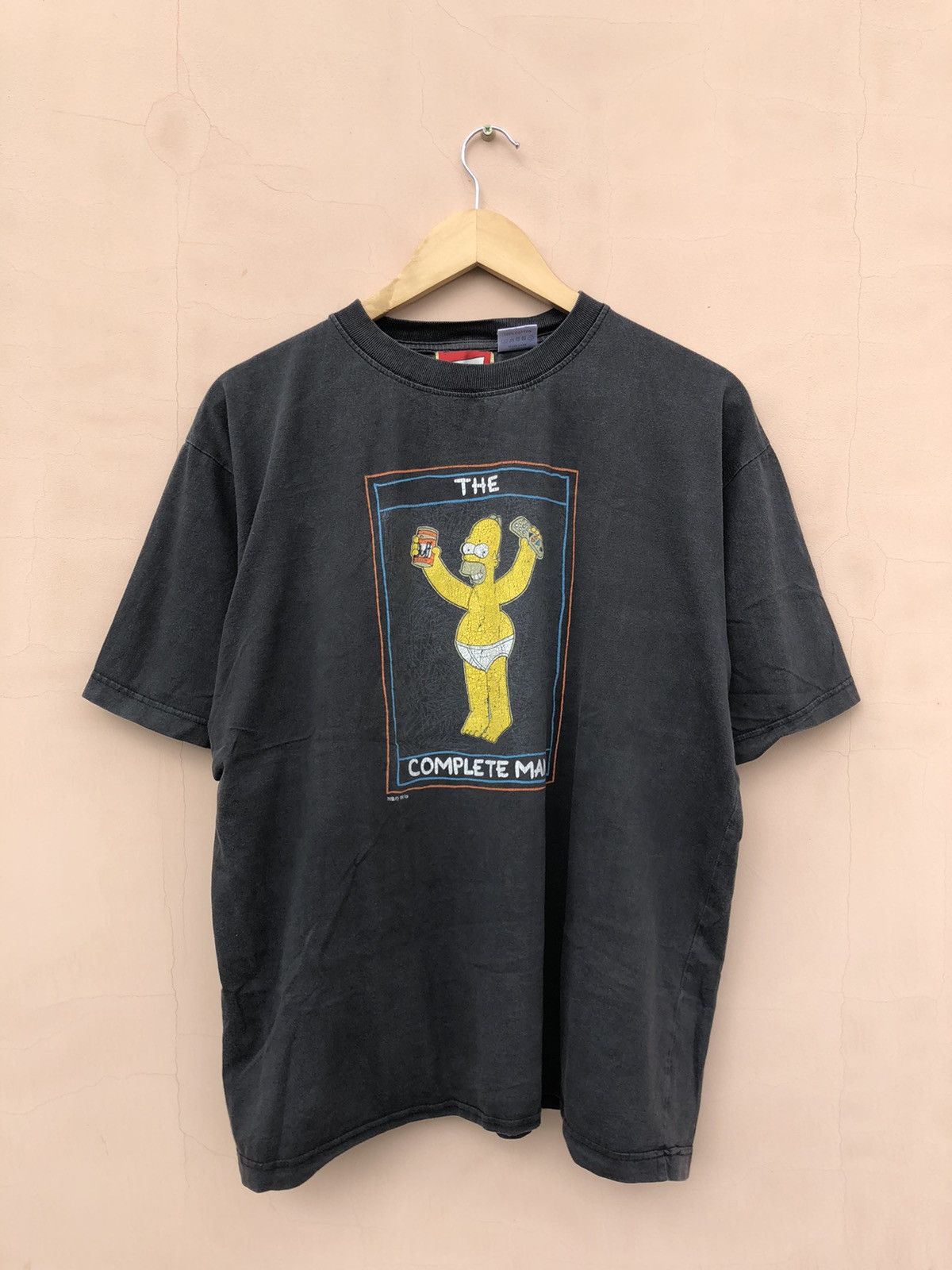 Cartoon Network Vintage 1999 Simpsons Homer The Complete Man Faded Tee Size US L / EU 52-54 / 3 - 2 Thumbnail