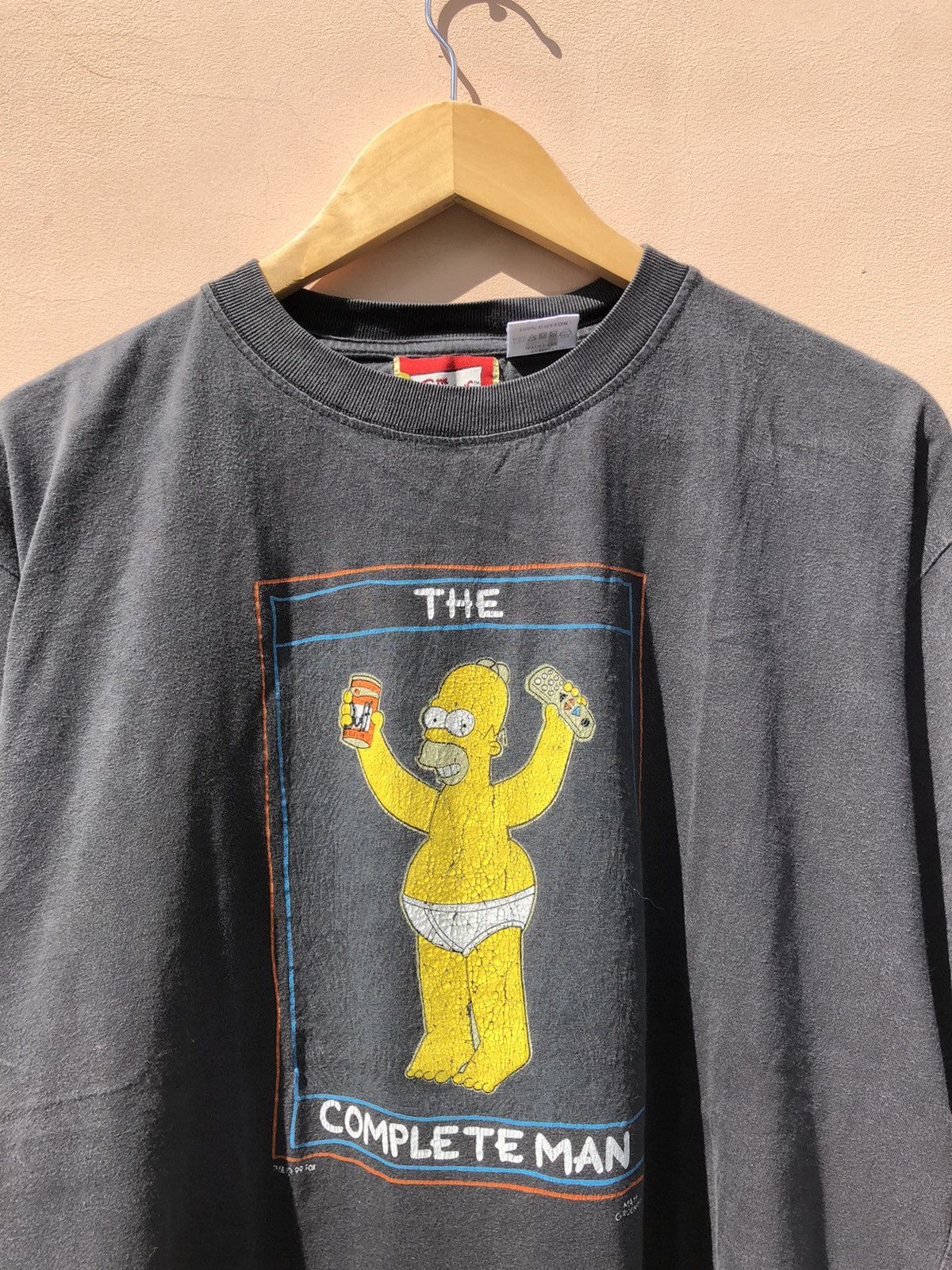 Cartoon Network Vintage 1999 Simpsons Homer The Complete Man Faded Tee Size US L / EU 52-54 / 3 - 5 Thumbnail