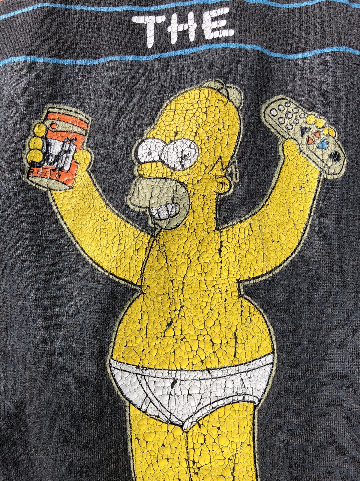 Cartoon Network Vintage 1999 Simpsons Homer The Complete Man Faded Tee Size US L / EU 52-54 / 3 - 7 Thumbnail