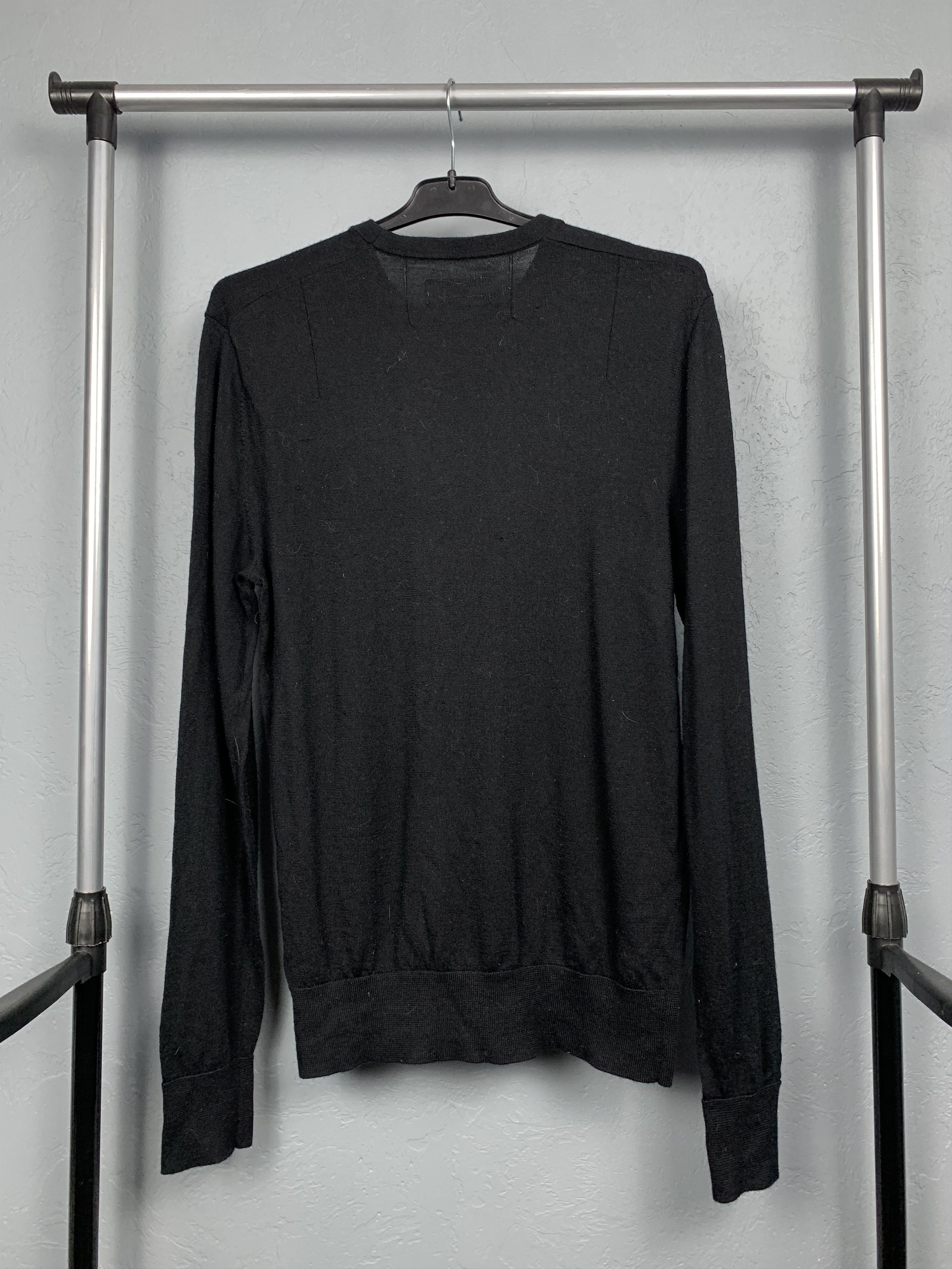 Allsaints AllSaints Mens Mode Merino Crew Neck Wool Knit Sweater Size US M / EU 48-50 / 2 - 5 Thumbnail
