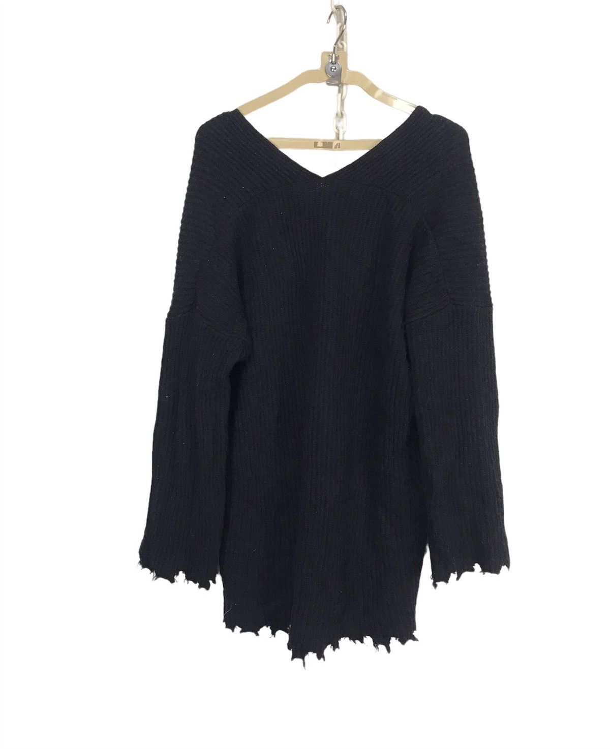 Japanese Brand Ray beams vneck knit blouse Size L / US 10 / IT 46 - 2 Thumbnail