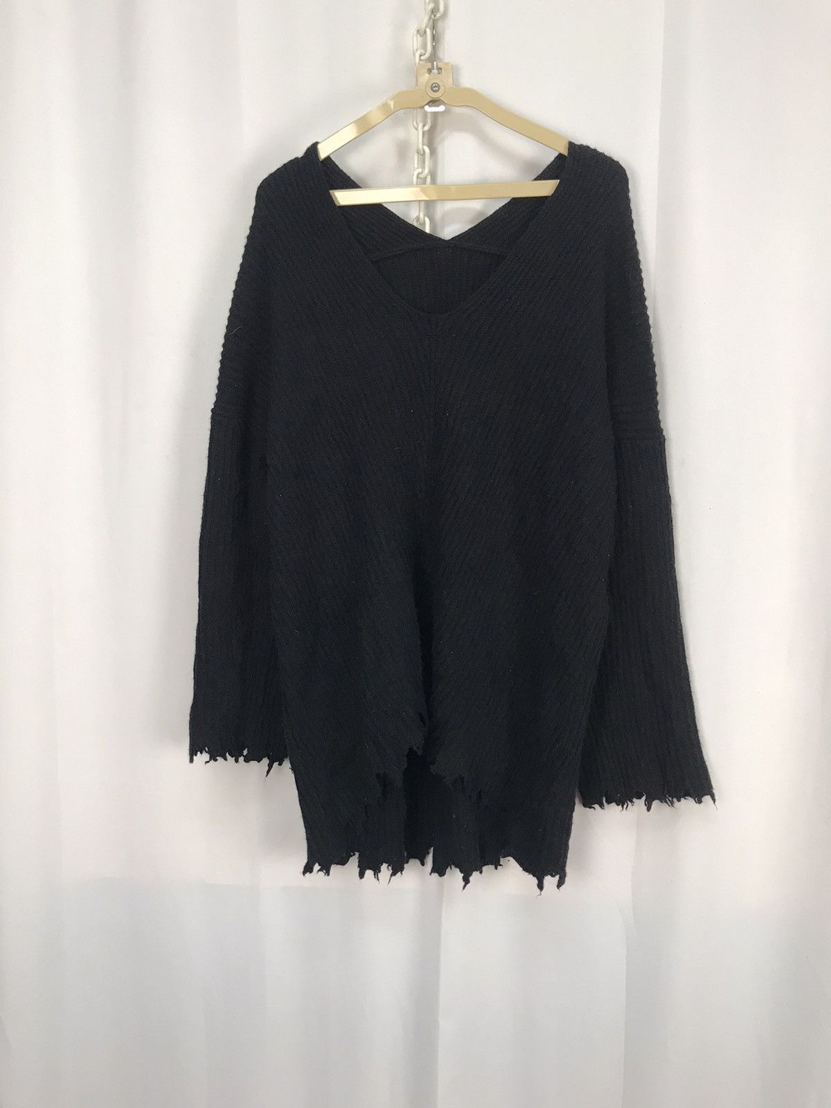 Japanese Brand Ray beams vneck knit blouse Size L / US 10 / IT 46 - 6 Thumbnail