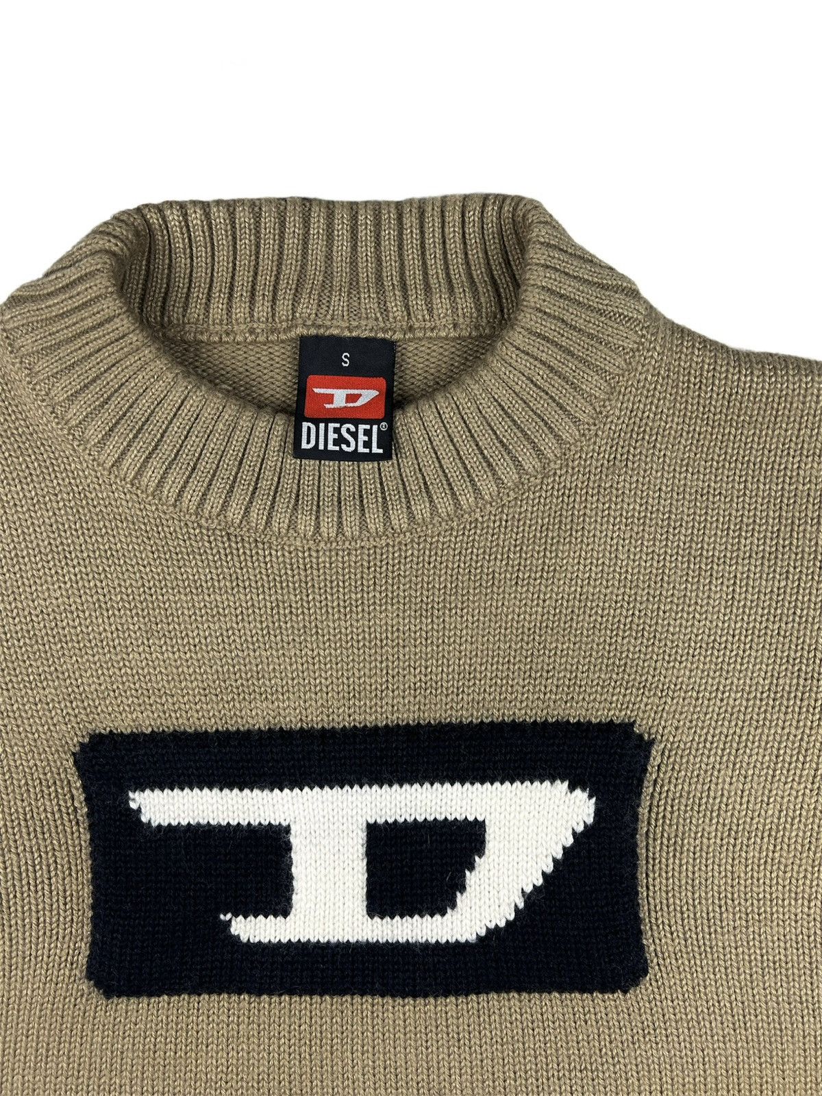 Diesel × Vintage Diesel Vintage Oversize Wool Sweater Size S / US 4 / IT 40 - 2 Thumbnail