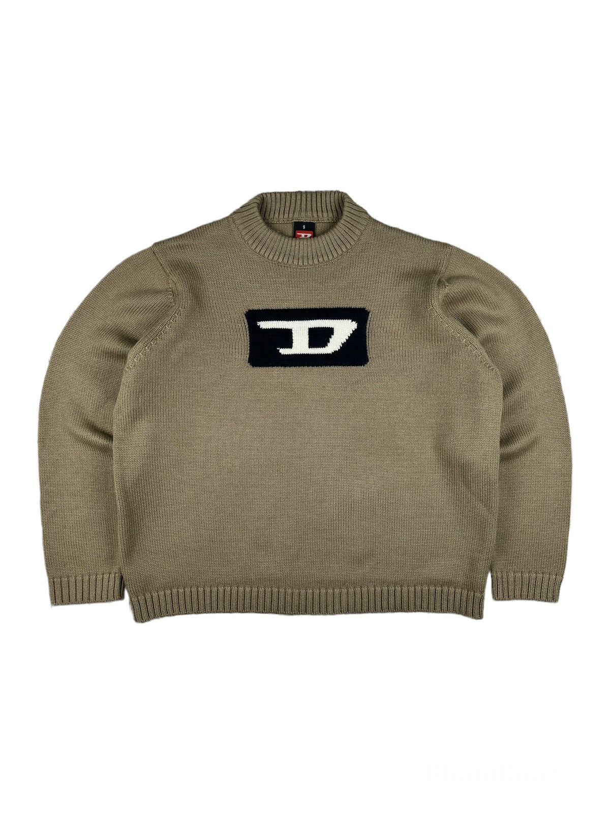 Diesel × Vintage Diesel Vintage Oversize Wool Sweater Size S / US 4 / IT 40 - 1 Thumbnail