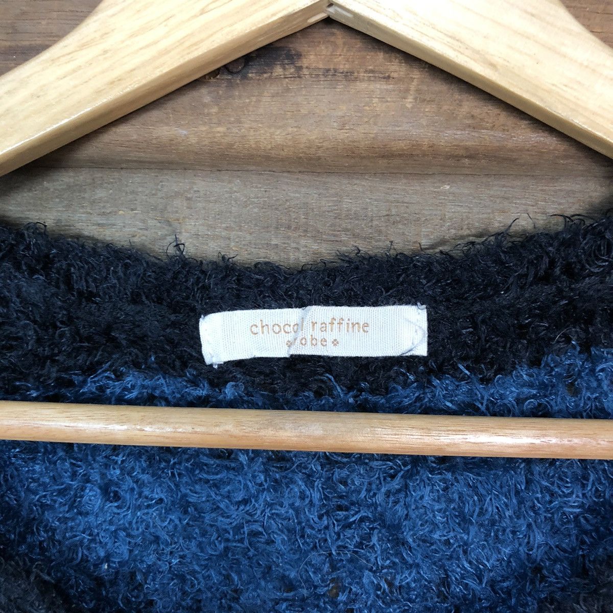 Japanese Brand Chocol Raffline Shag Shaggy Fur Mohair Knitwear #6990 Size US S / EU 44-46 / 1 - 7 Thumbnail