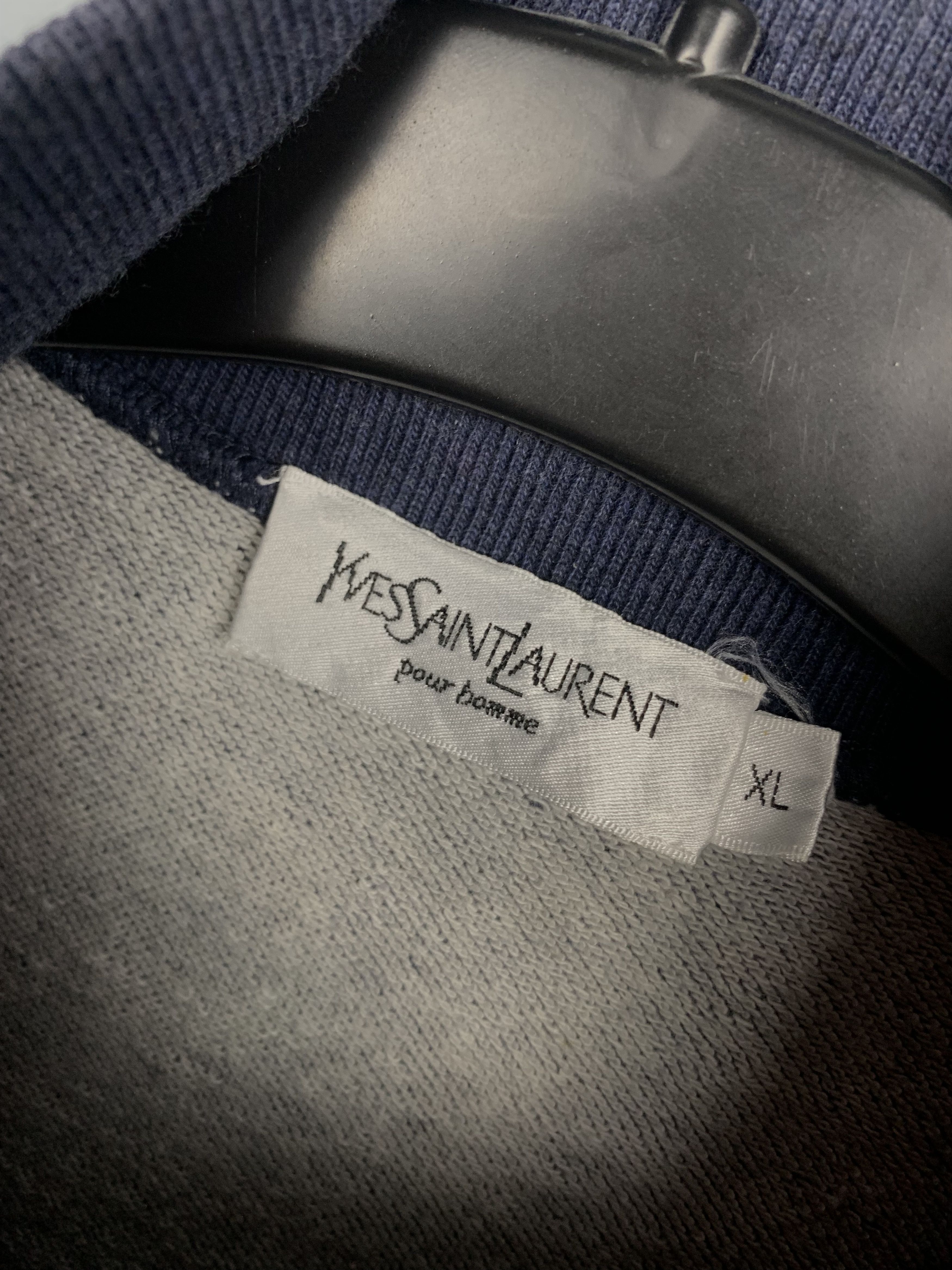 Yves Saint Laurent Vintage Yves Saint Laurent Mens Full Zip Sweater Size XL Size US XL / EU 56 / 4 - 4 Thumbnail