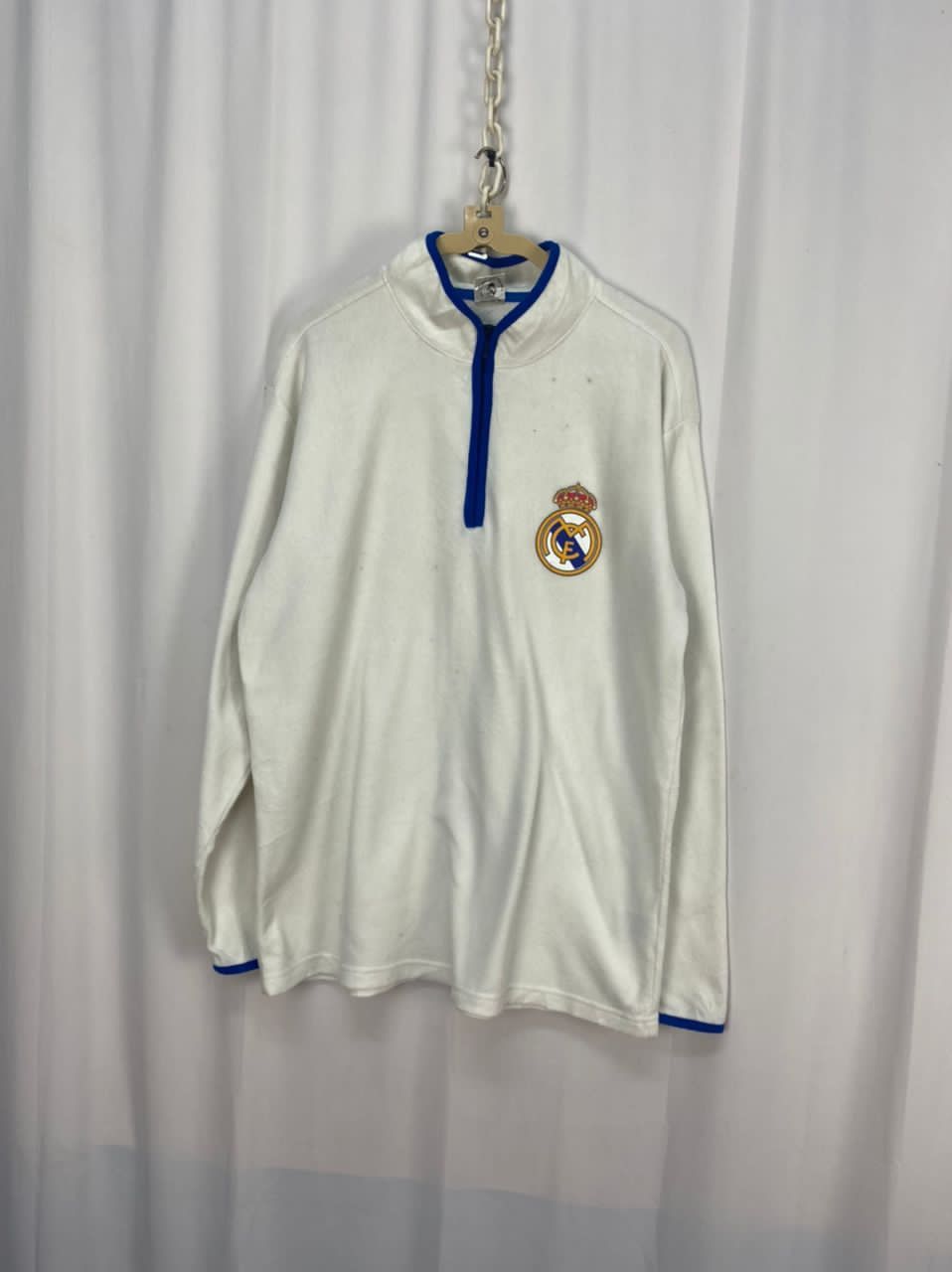 Other Real Madrid fleece half zipper long sleeve shirt Size US L / EU 52-54 / 3 - 7 Thumbnail