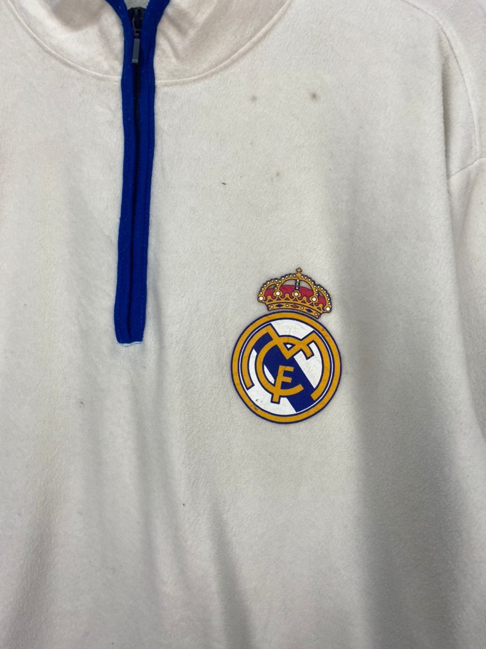 Other Real Madrid fleece half zipper long sleeve shirt Size US L / EU 52-54 / 3 - 6 Thumbnail