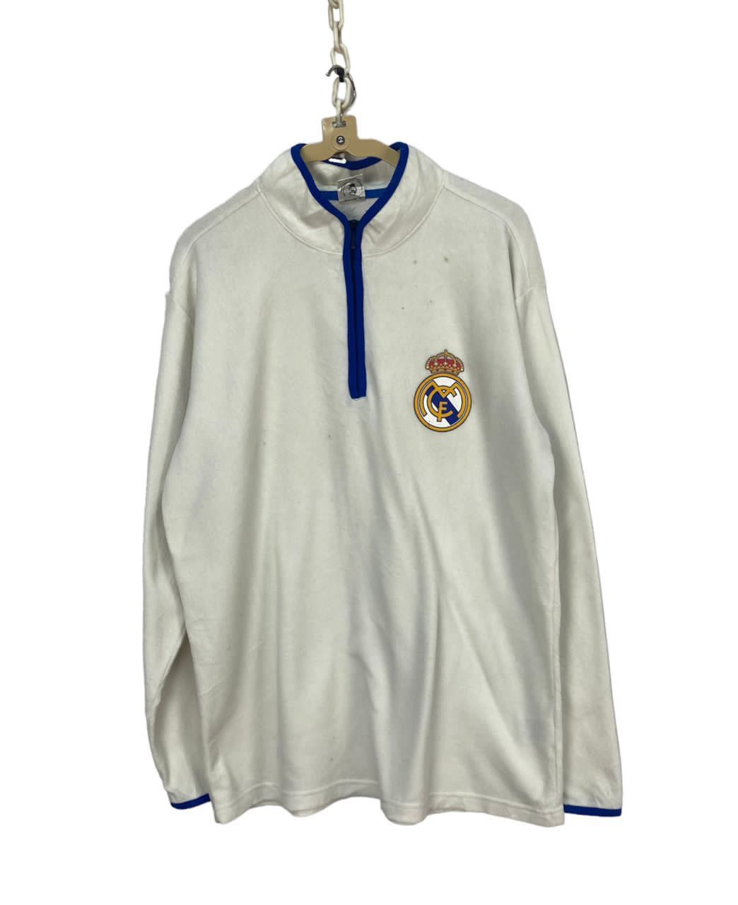 Other Real Madrid fleece half zipper long sleeve shirt Size US L / EU 52-54 / 3 - 1 Thumbnail