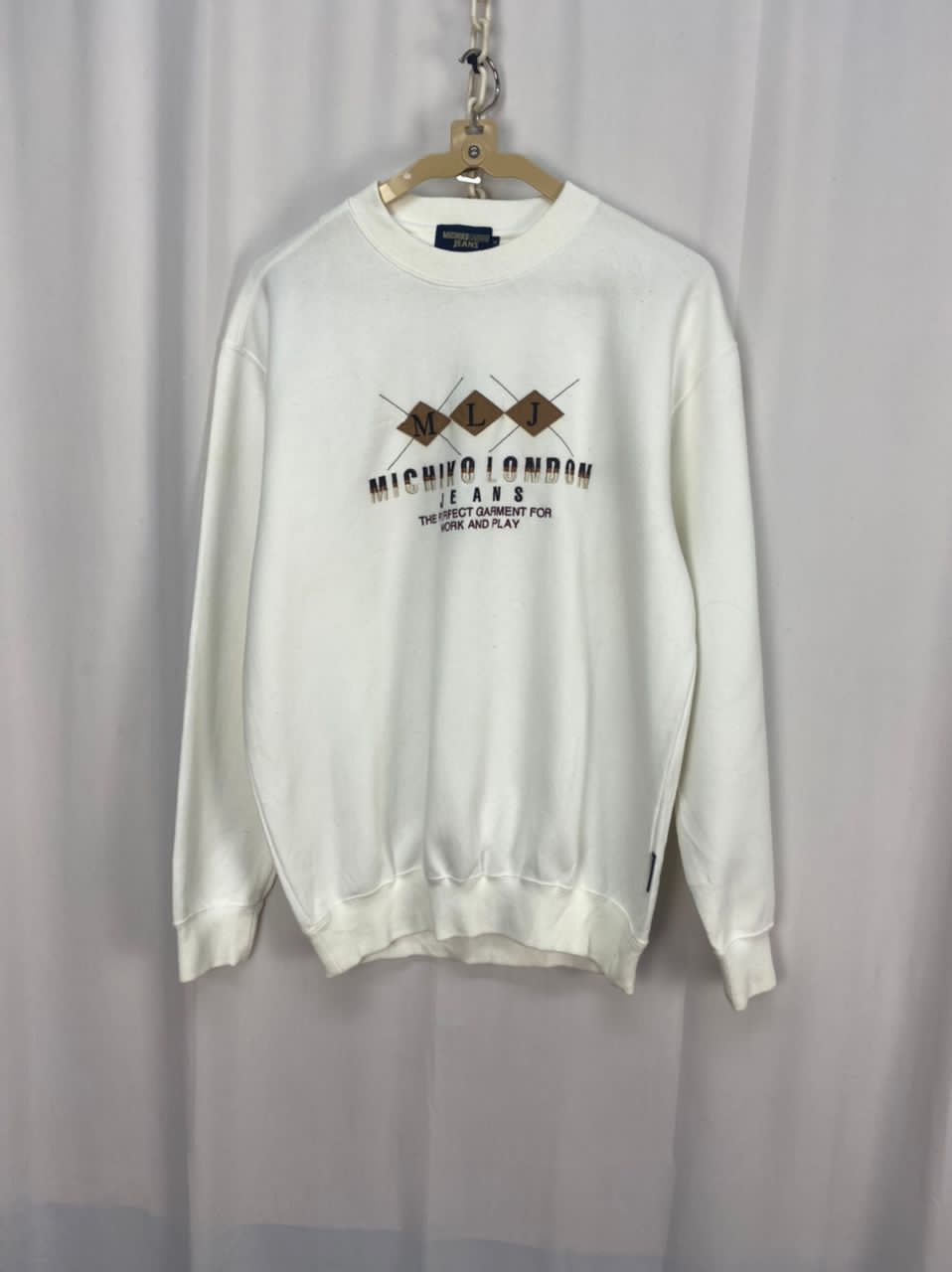 Michiko Koshino London Michiko London jeans spellout sweatshirt Size US M / EU 48-50 / 2 - 6 Thumbnail
