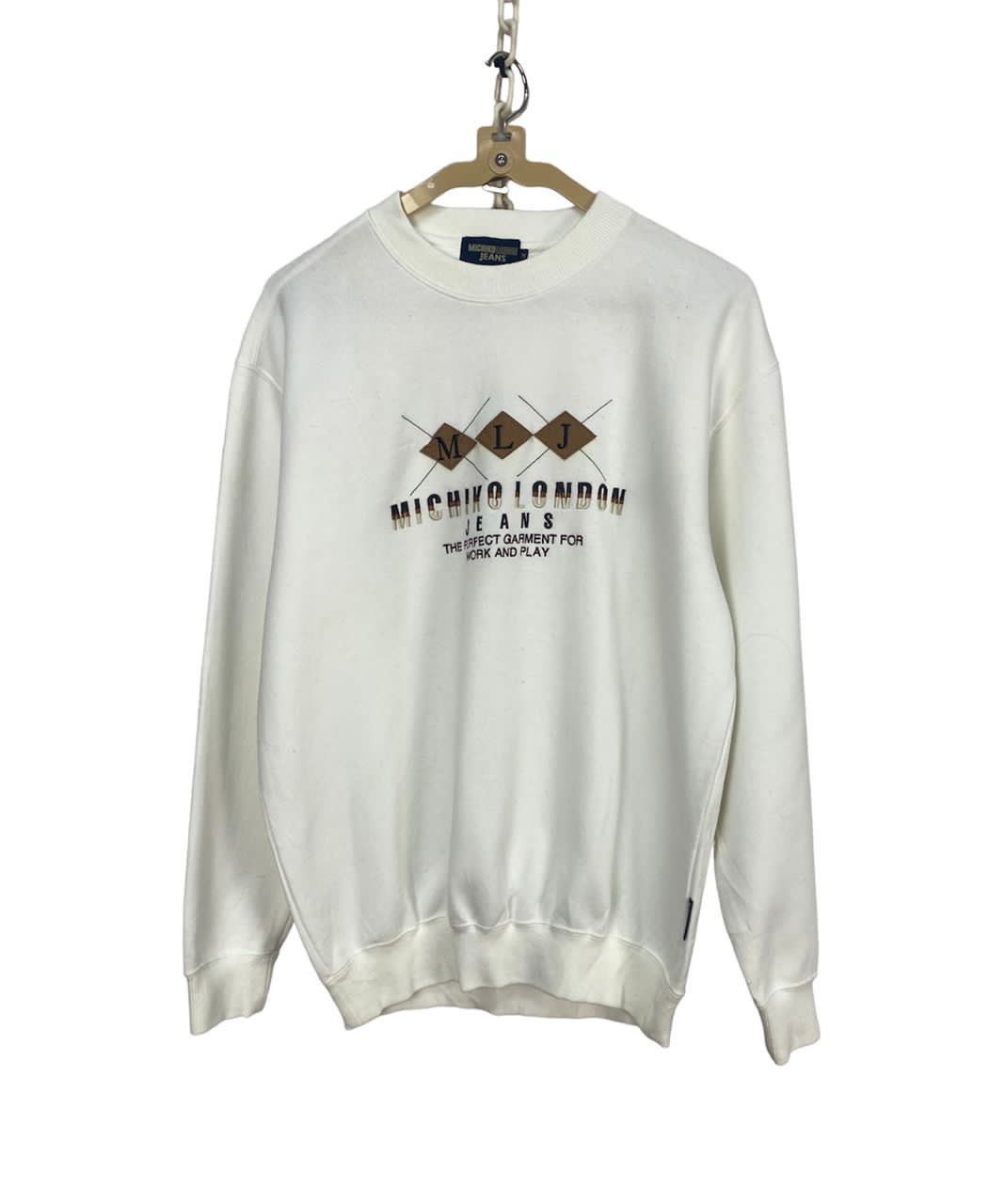 Michiko Koshino London Michiko London jeans spellout sweatshirt Size US M / EU 48-50 / 2 - 1 Thumbnail