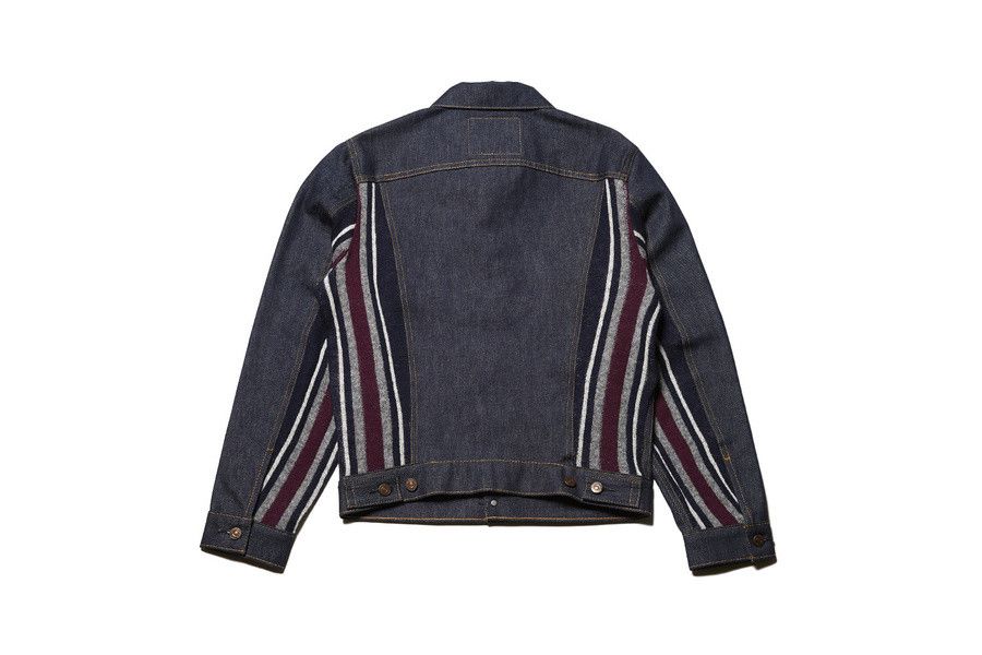 image of Jun Takahashi x Levis Limited Edition Denim Jacket in Navy Blue, Men's (Size Small)