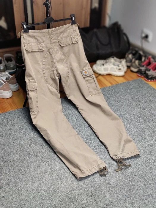 Carhartt Vintage 90's Carhartt WIP Aviation Beige Cargo Pants Travis Size US 30 / EU 46 - 10 Thumbnail