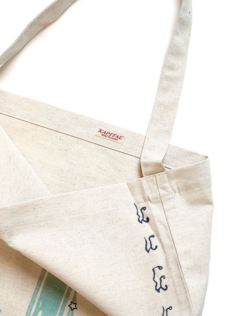 Kapital Kapital Max Big Monk Eco Tote Bag Size ONE SIZE - 4 Thumbnail