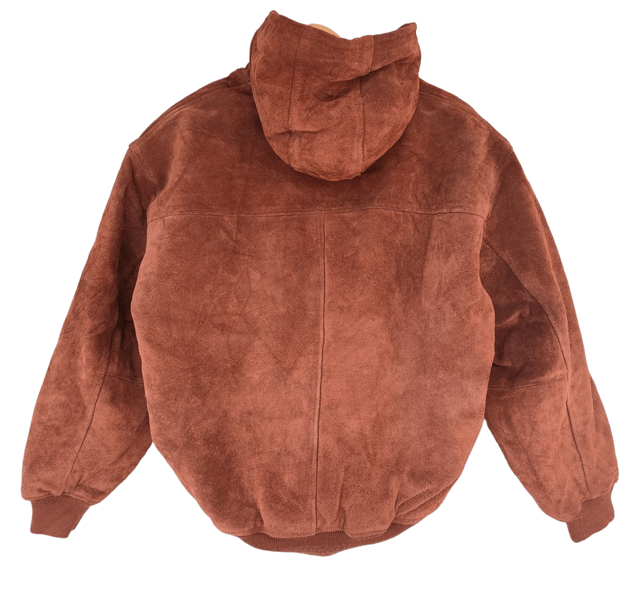 Vintage Seahop Cowhide Leather Hoodie Jacket Size US M / EU 48-50 / 2 - 2 Thumbnail