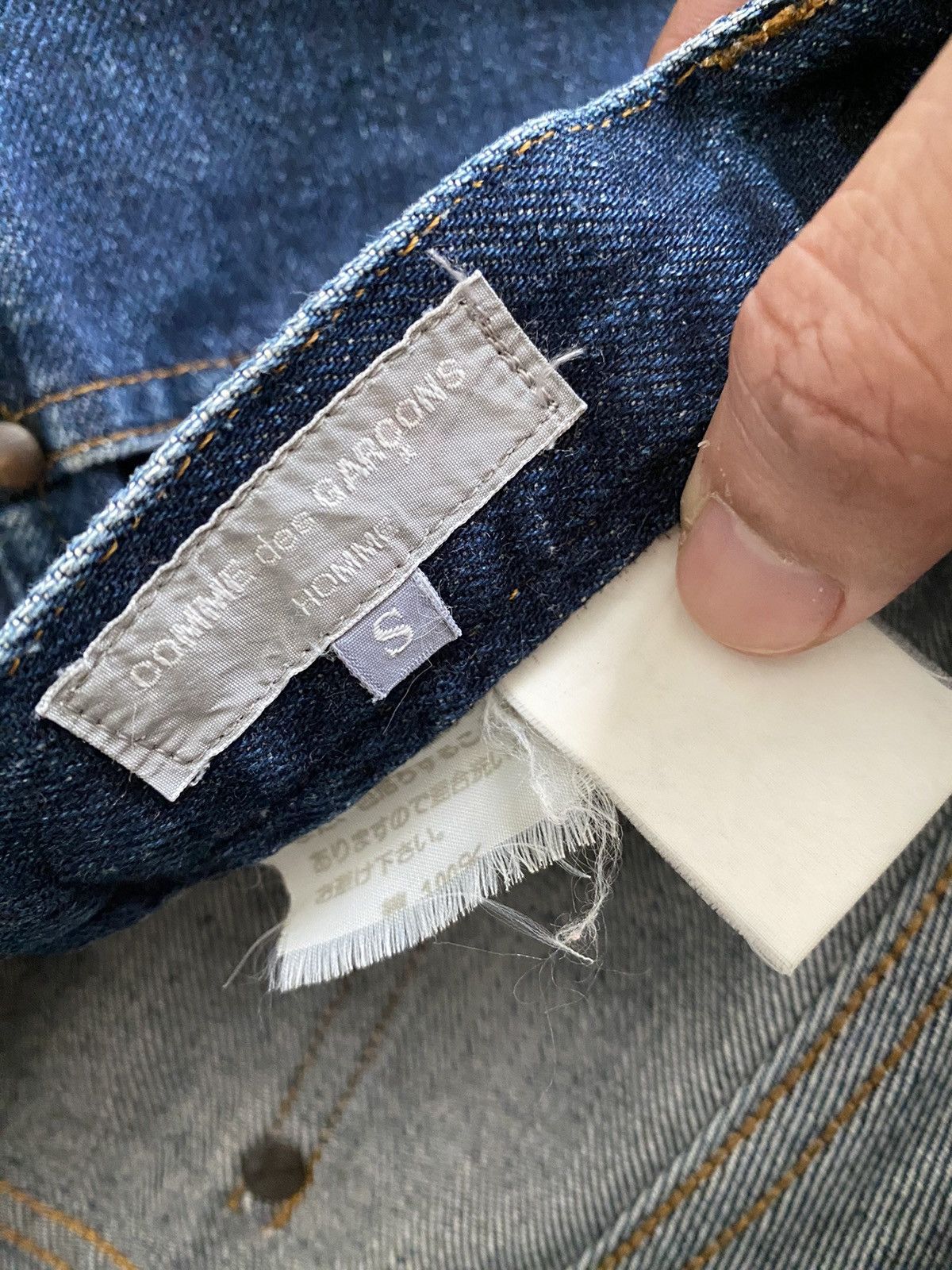 Comme des Garcons × Comme des Garcons Homme Plus CDG Homme Denim by Comme Des Garcons Size US 30 / EU 46 - 8 Thumbnail