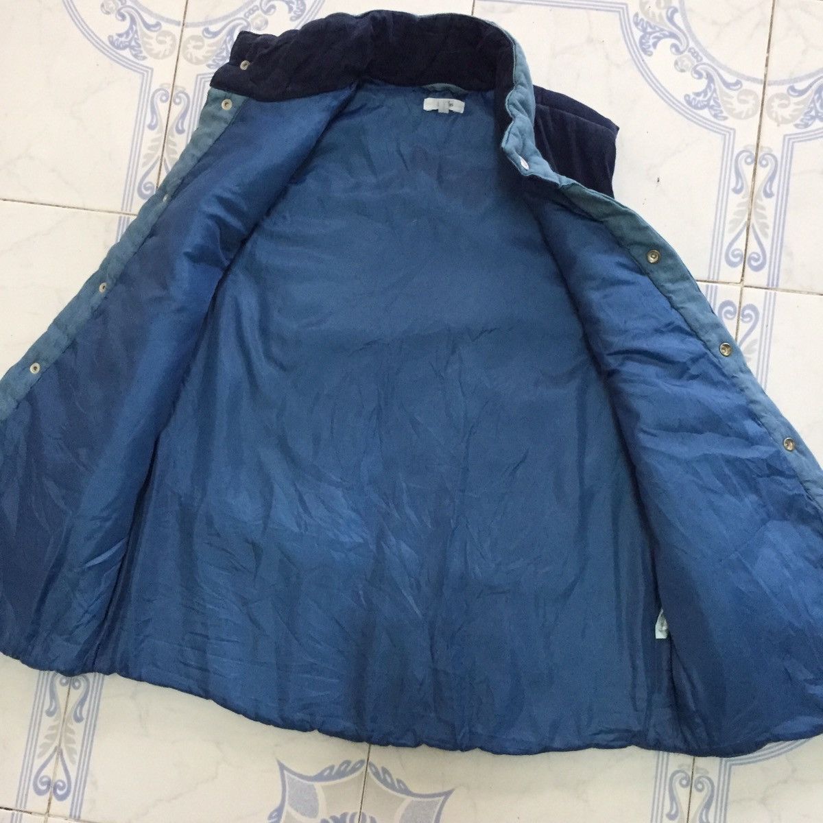 Japanese Brand Nylaus Thin Puffer Sleeveless Vest Jacket Like Denim Jeans Size US L / EU 52-54 / 3 - 9 Thumbnail