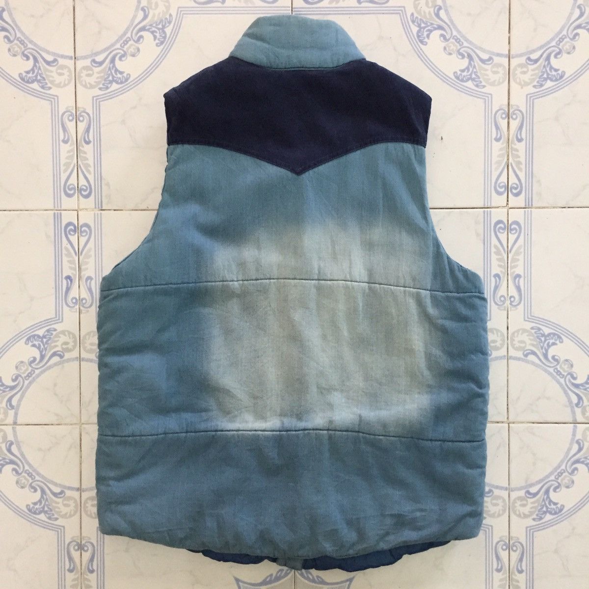 Japanese Brand Nylaus Thin Puffer Sleeveless Vest Jacket Like Denim Jeans Size US L / EU 52-54 / 3 - 6 Thumbnail
