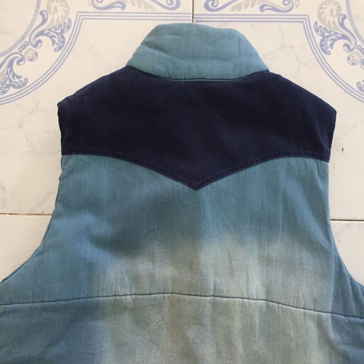 Japanese Brand Nylaus Thin Puffer Sleeveless Vest Jacket Like Denim Jeans Size US L / EU 52-54 / 3 - 8 Thumbnail
