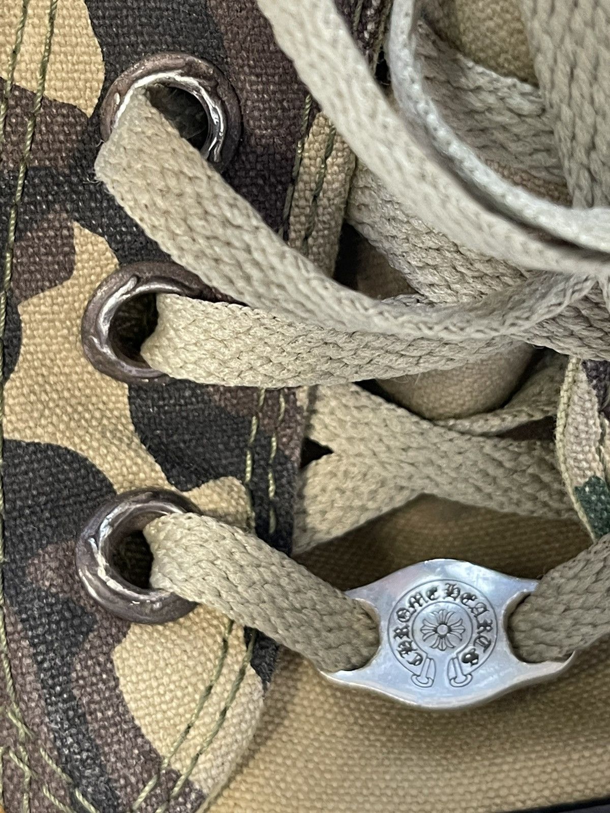Chrome Hearts × Converse CHROME HEARTS x Converse Canvas Custom Sneakers 10-10.5 Size US 10.5 / EU 43-44 - 16 Thumbnail