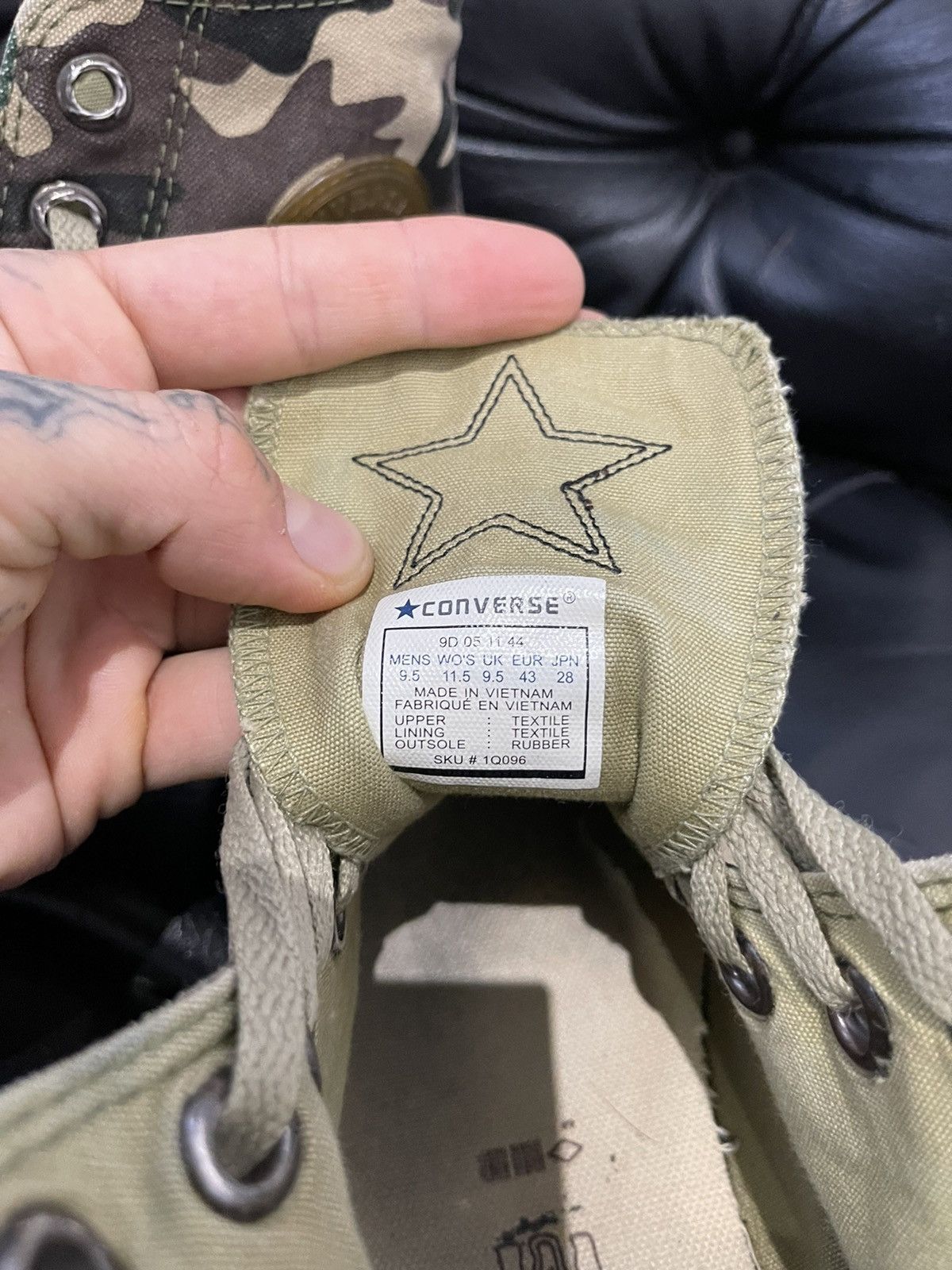 Chrome Hearts × Converse CHROME HEARTS x Converse Canvas Custom Sneakers 10-10.5 Size US 10.5 / EU 43-44 - 12 Thumbnail