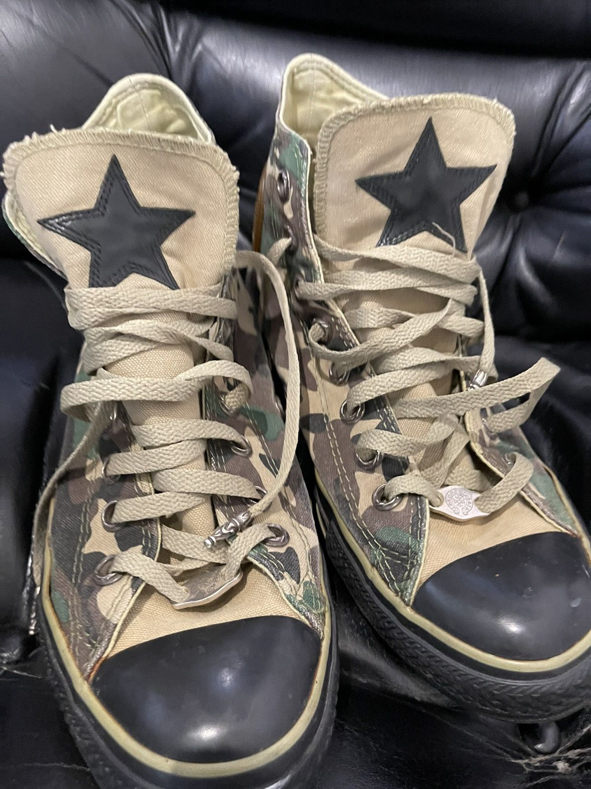 Chrome Hearts × Converse CHROME HEARTS x Converse Canvas Custom Sneakers 10-10.5 Size US 10.5 / EU 43-44 - 6 Thumbnail