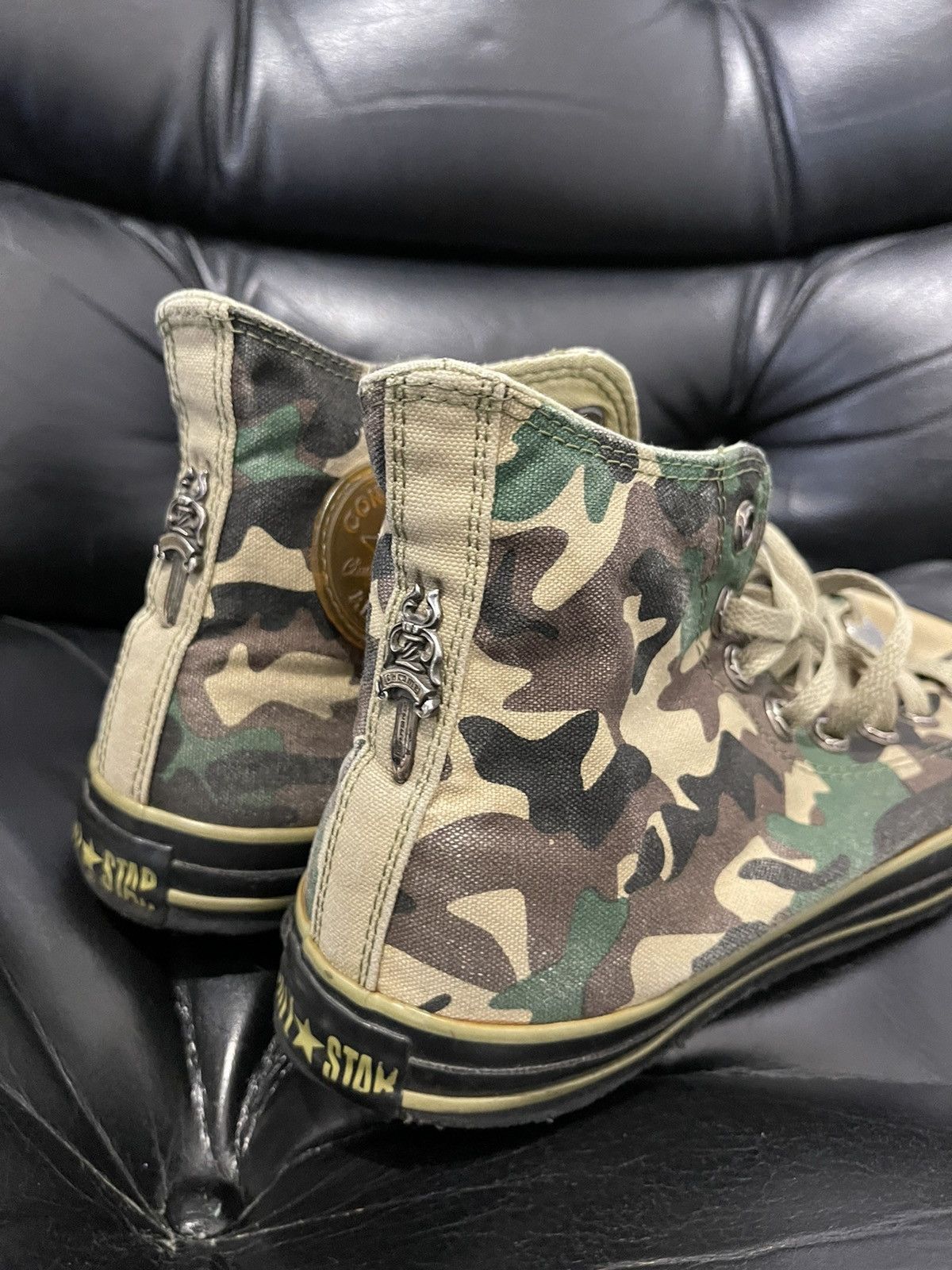 Chrome Hearts × Converse CHROME HEARTS x Converse Canvas Custom Sneakers 10-10.5 Size US 10.5 / EU 43-44 - 7 Thumbnail
