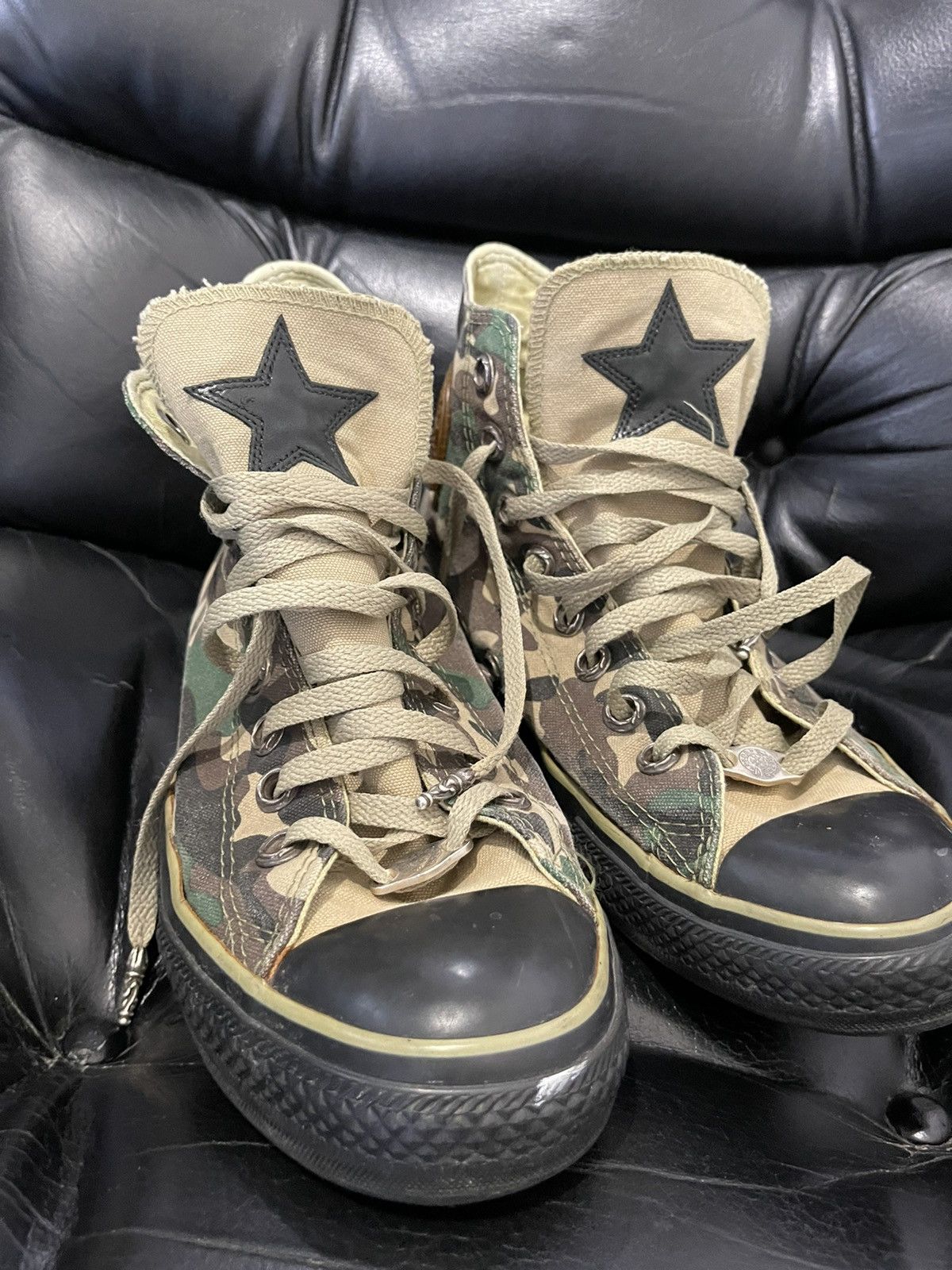 Chrome Hearts × Converse CHROME HEARTS x Converse Canvas Custom Sneakers 10-10.5 Size US 10.5 / EU 43-44 - 5 Thumbnail