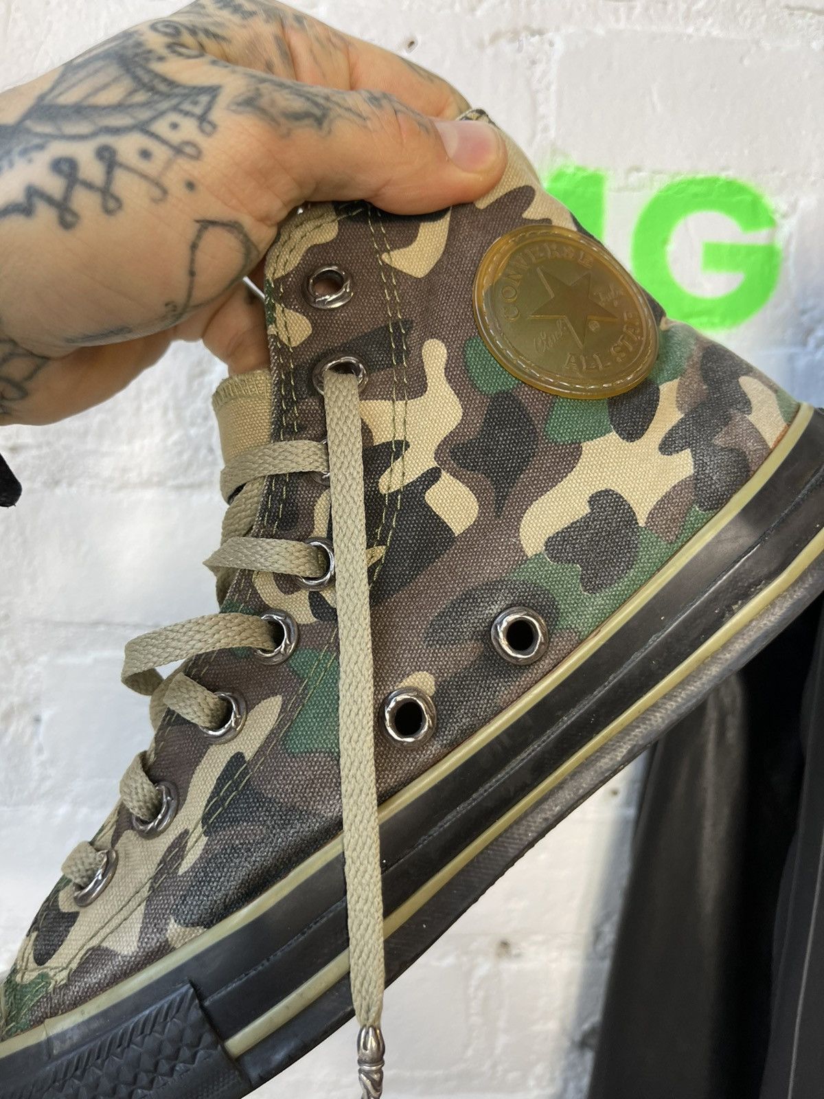 Chrome Hearts × Converse CHROME HEARTS x Converse Canvas Custom Sneakers 10-10.5 Size US 10.5 / EU 43-44 - 23 Thumbnail