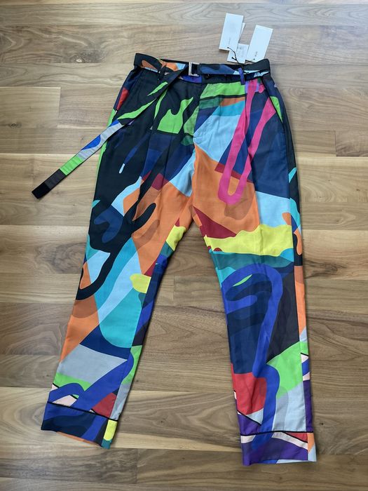 Sacai Sacai x Kaws Pants Multicolor New size 2 | Grailed