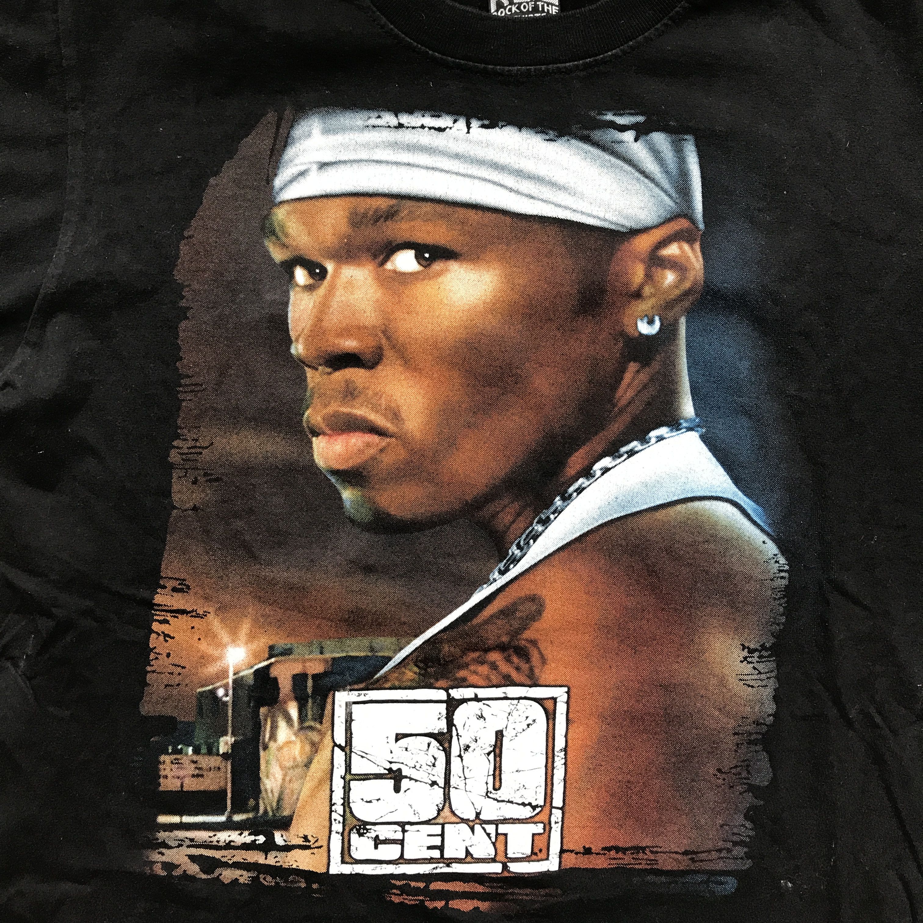 Vintage Vintage 50 Cent Rap tee bootleg T-shirt Size US L / EU 52-54 / 3 - 3 Thumbnail