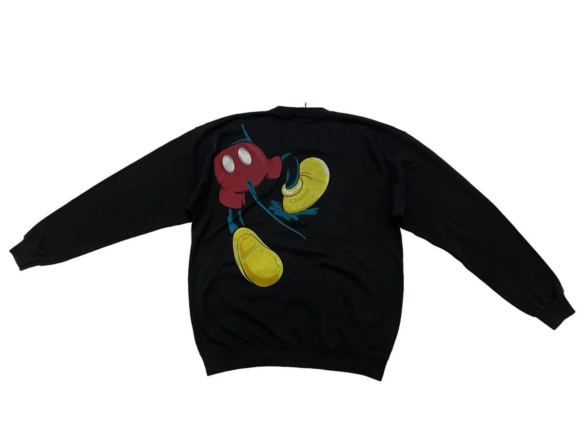 Mickey Mouse × Vintage Vintage Mickey Mouse Mirror Print Sweatshirt Size US L / EU 52-54 / 3 - 3 Thumbnail