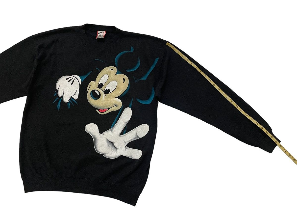 Mickey Mouse × Vintage Vintage Mickey Mouse Mirror Print Sweatshirt Size US L / EU 52-54 / 3 - 5 Thumbnail