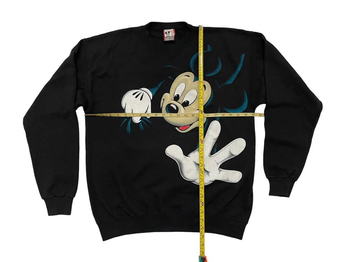 Mickey Mouse × Vintage Vintage Mickey Mouse Mirror Print Sweatshirt Size US L / EU 52-54 / 3 - 4 Thumbnail