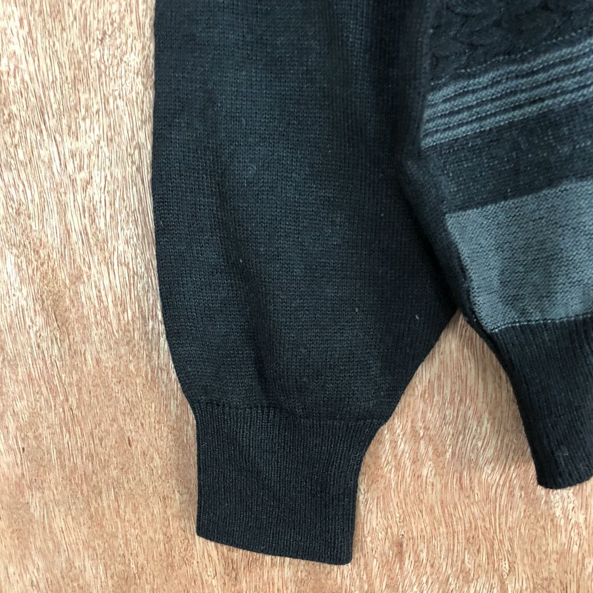 Homespun Knitwear × Japanese Brand Anack Black Shag Shaggy Knitwear #6048 Size US M / EU 48-50 / 2 - 6 Thumbnail