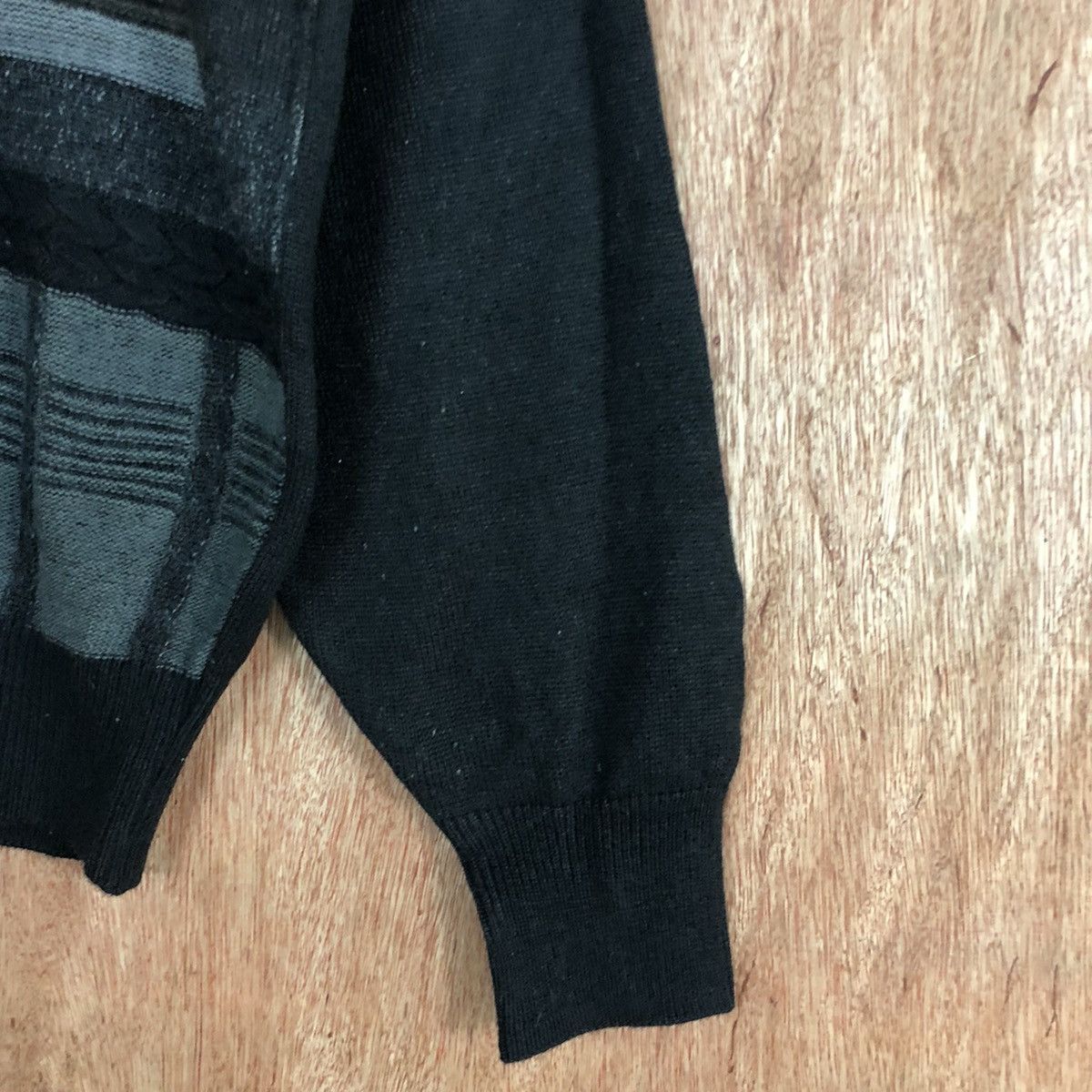 Homespun Knitwear × Japanese Brand Anack Black Shag Shaggy Knitwear #6048 Size US M / EU 48-50 / 2 - 4 Thumbnail