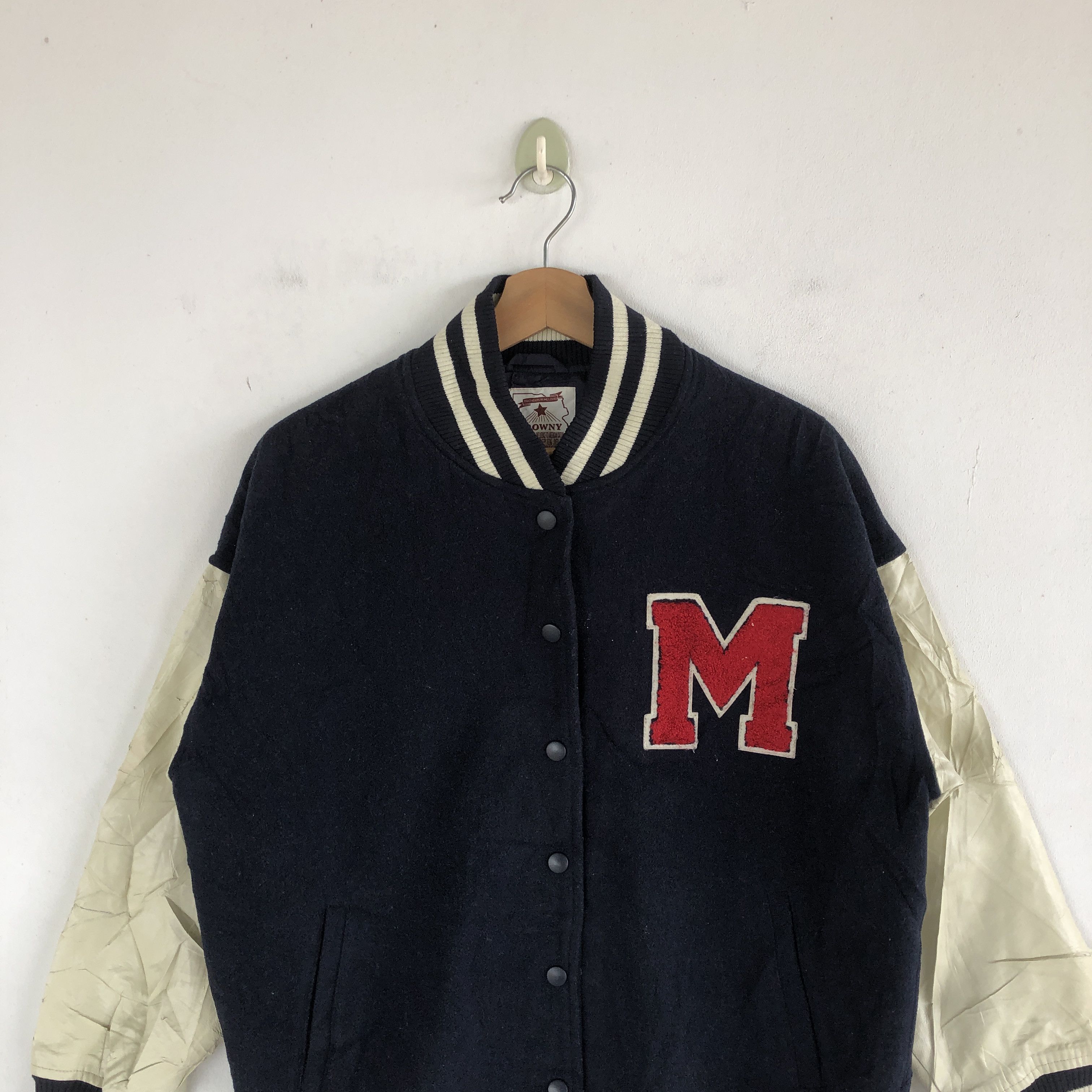 Japanese Brand × Vintage Japanese Varsity Jackets Japanese M Letterman Wool Jacket Size US M / EU 48-50 / 2 - 3 Thumbnail