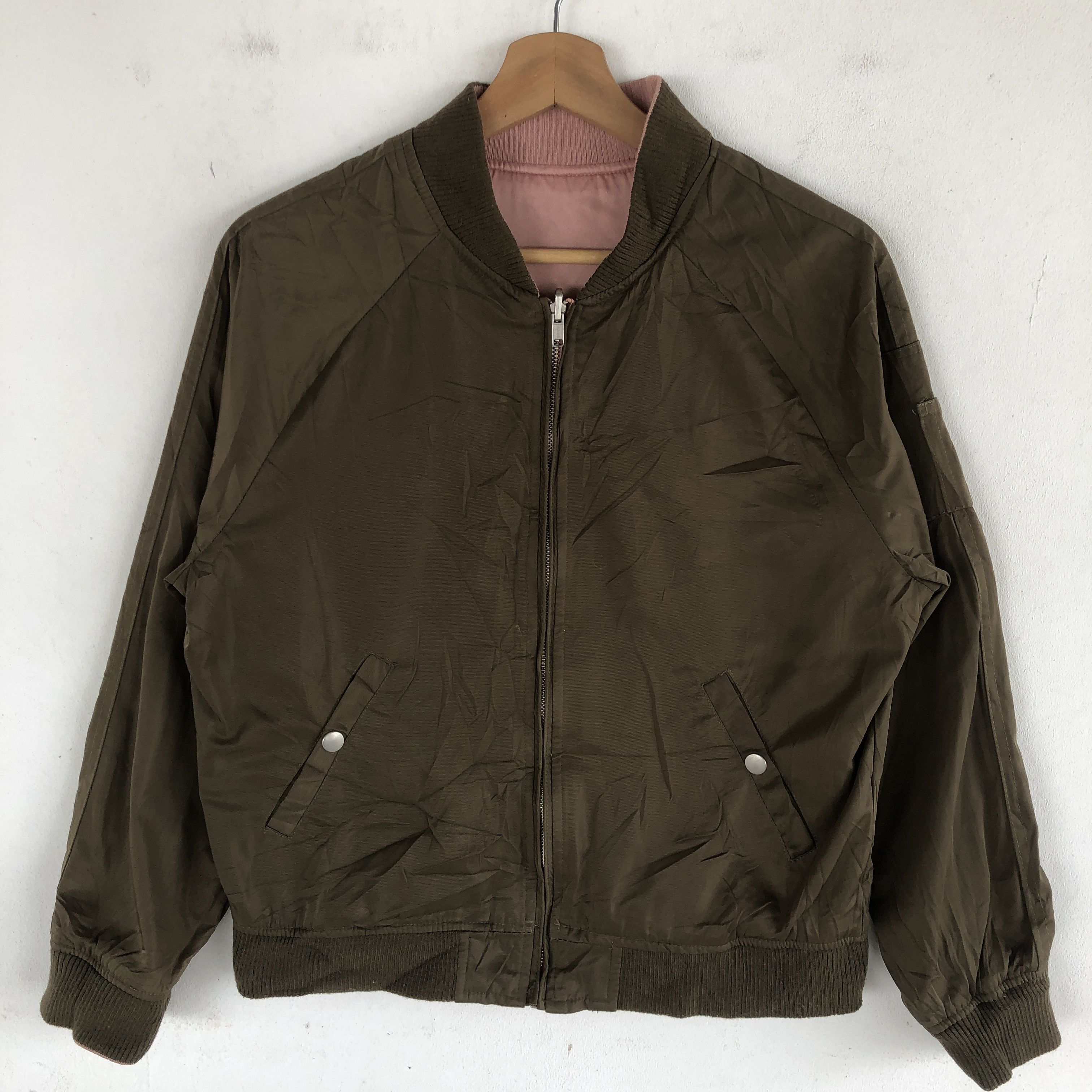 Japanese Brand RARE Vintage Sakura Baseball Reversible Sukajan SILK Jackets Size US XS / EU 42 / 0 - 9 Thumbnail