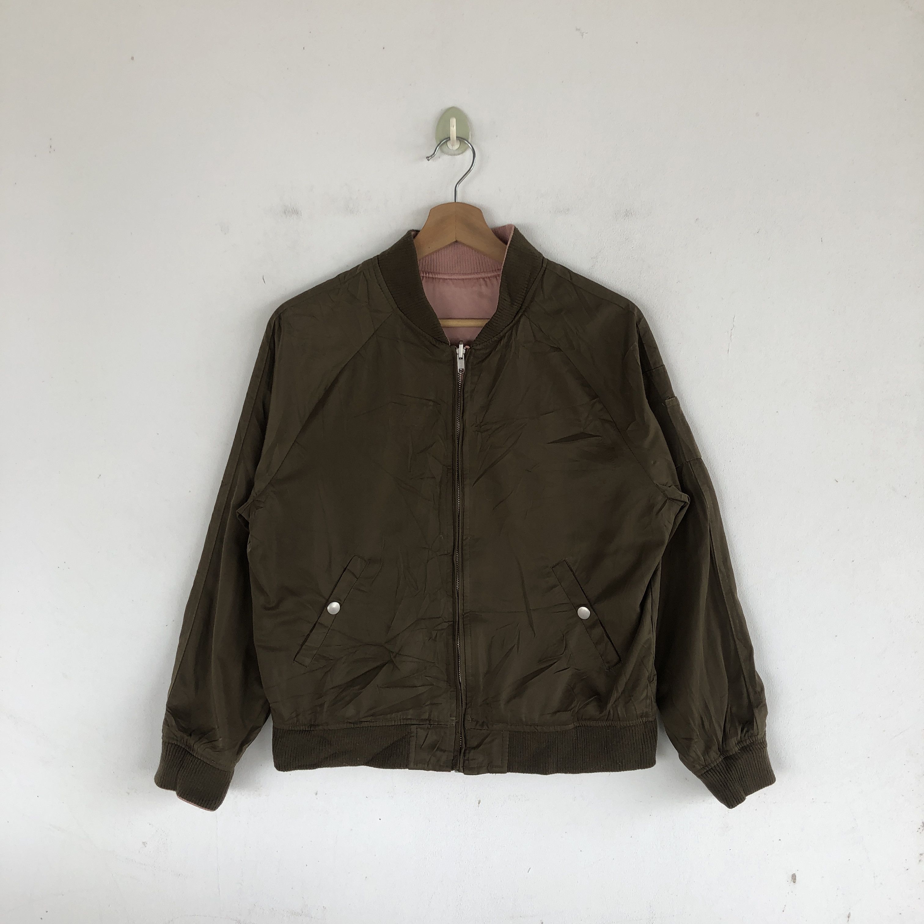 Japanese Brand RARE Vintage Sakura Baseball Reversible Sukajan SILK Jackets Size US XS / EU 42 / 0 - 2 Thumbnail