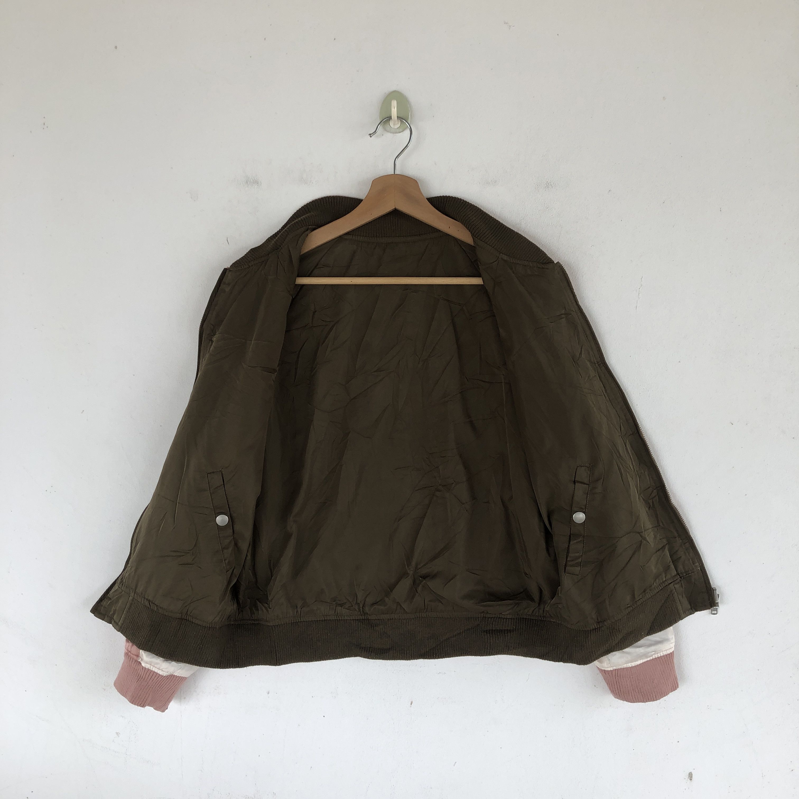 Japanese Brand RARE Vintage Sakura Baseball Reversible Sukajan SILK Jackets Size US XS / EU 42 / 0 - 11 Thumbnail
