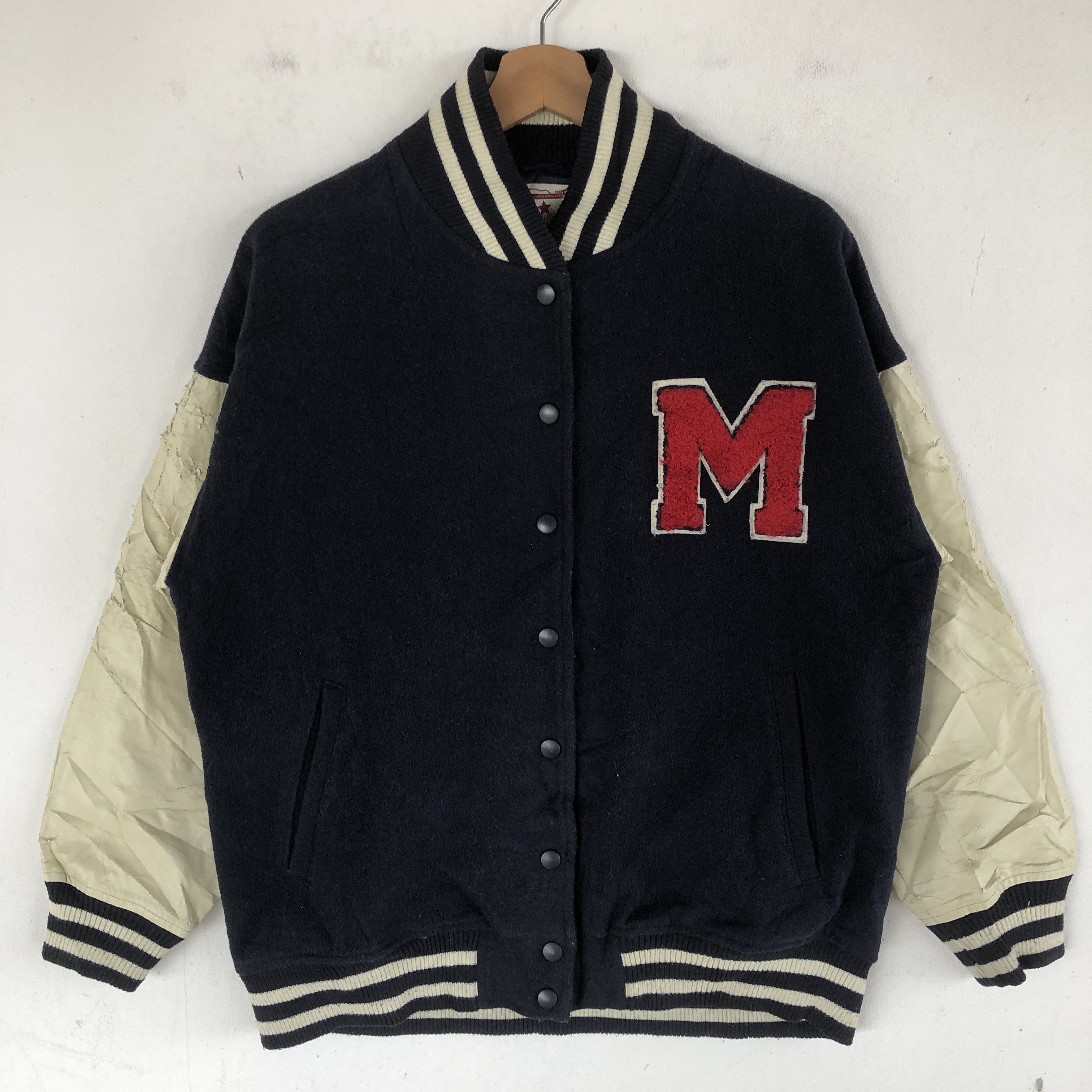 Japanese Brand × Vintage Vintage Japanese Varsity Jackets Japanese Wool Jacket Size US M / EU 48-50 / 2 - 4 Thumbnail
