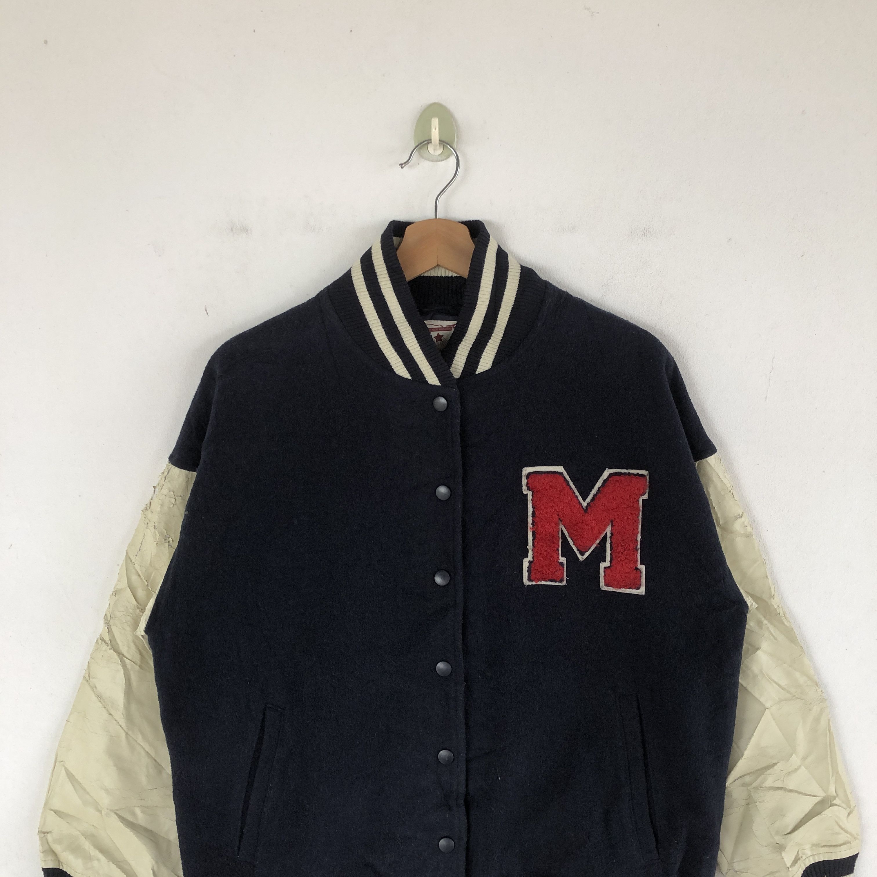 Japanese Brand × Vintage Vintage Japanese Varsity Jackets Japanese Wool Jacket Size US M / EU 48-50 / 2 - 3 Thumbnail
