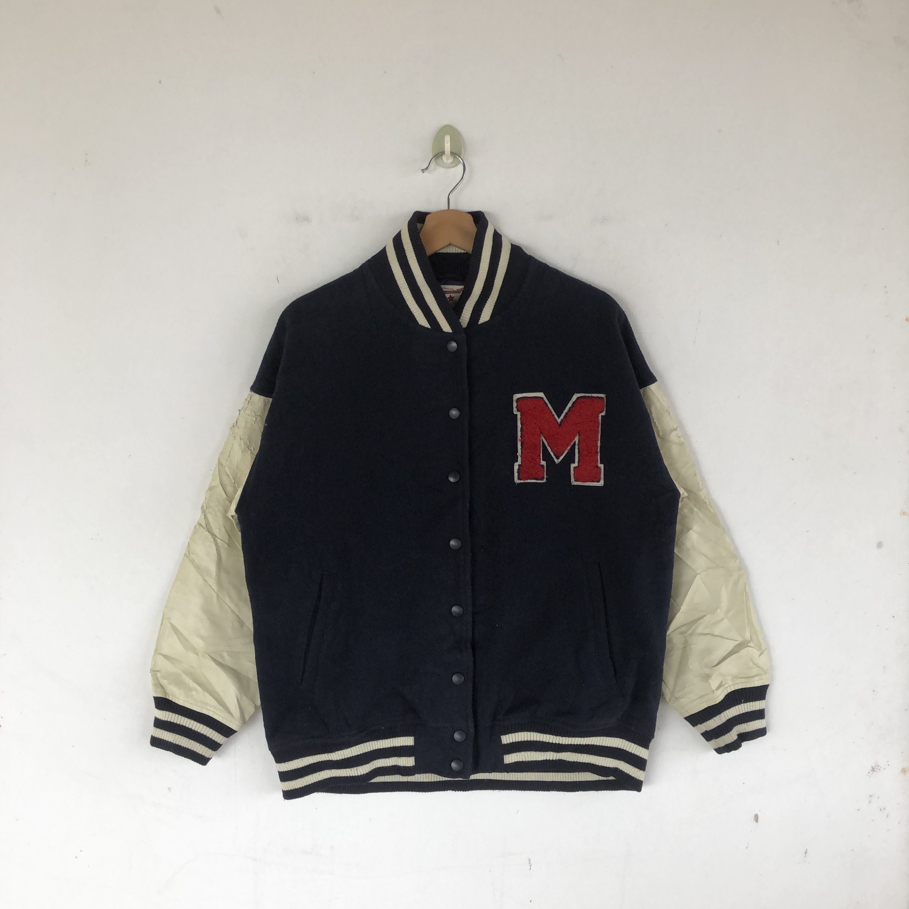 Japanese Brand × Vintage Vintage Japanese Varsity Jackets Japanese Wool Jacket Size US M / EU 48-50 / 2 - 1 Thumbnail