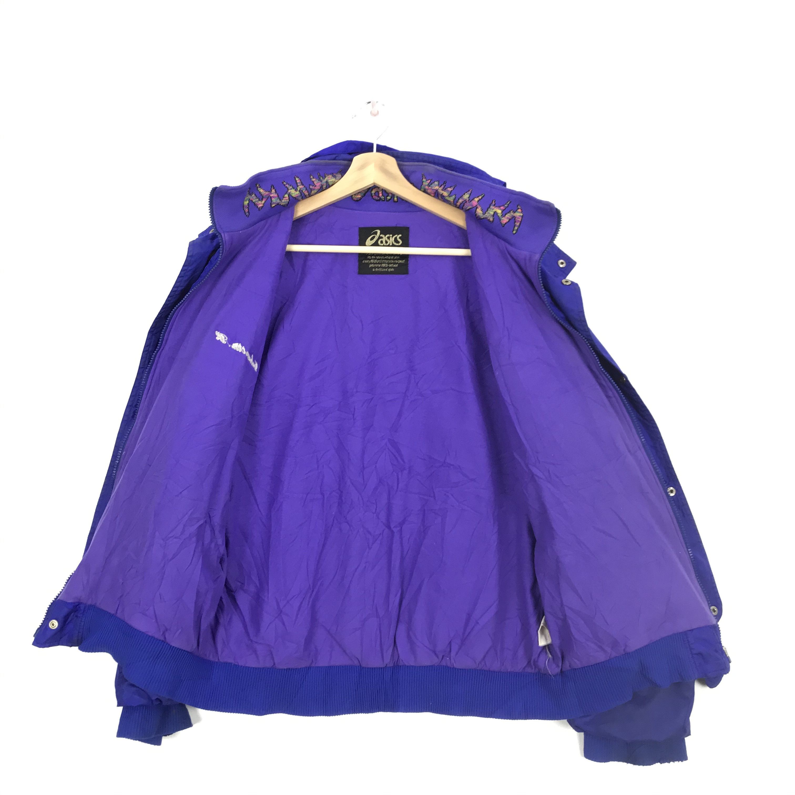 Asics × Vintage Vintage Asics Hoodie Jacket Windbreaker Bomber Jacket Size US XL / EU 56 / 4 - 7 Thumbnail
