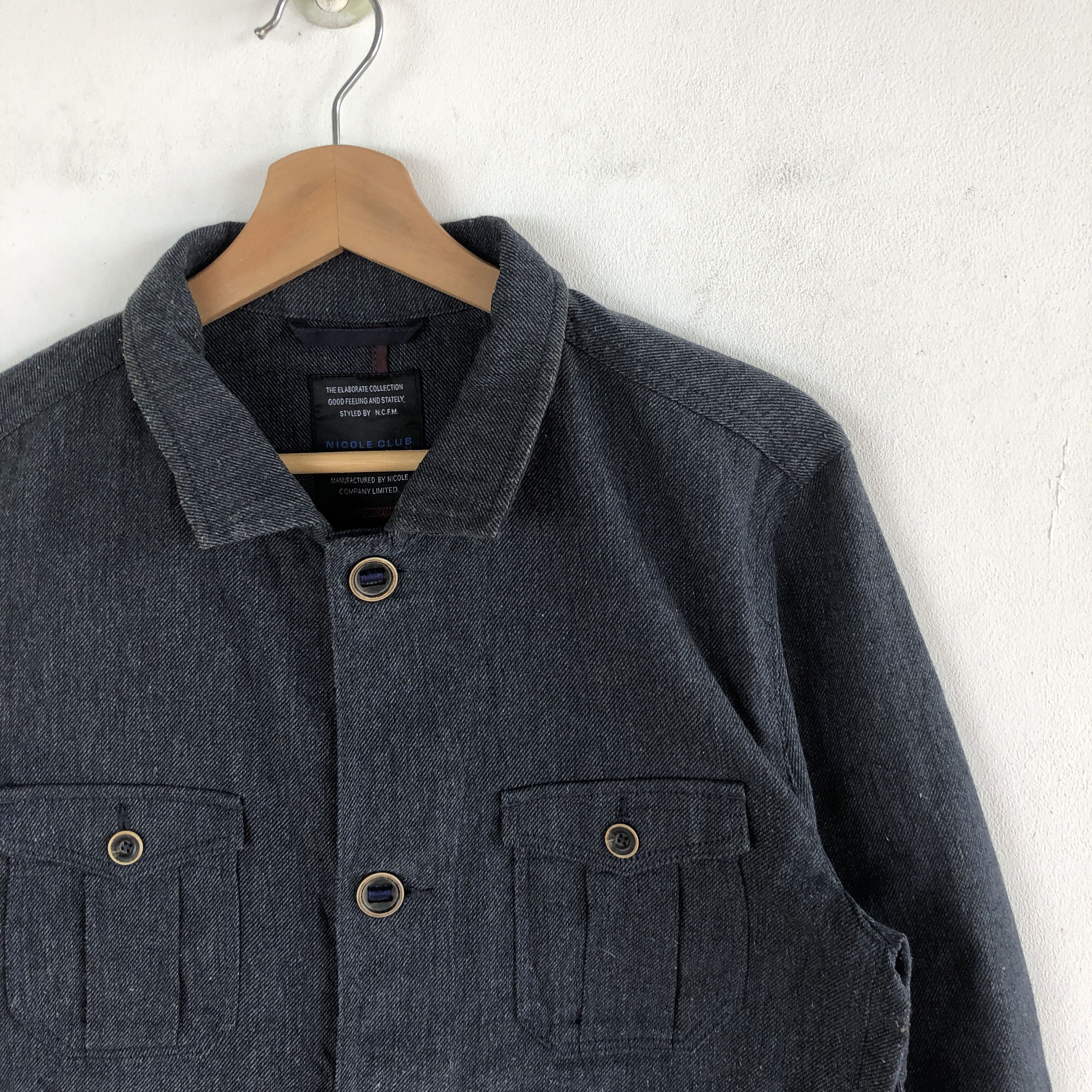 Japanese Brand × Matsuda × Vintage Vintage Nicole for Mens Wool Jackets Matsuda Casual Jacket Size US S / EU 44-46 / 1 - 5 Thumbnail