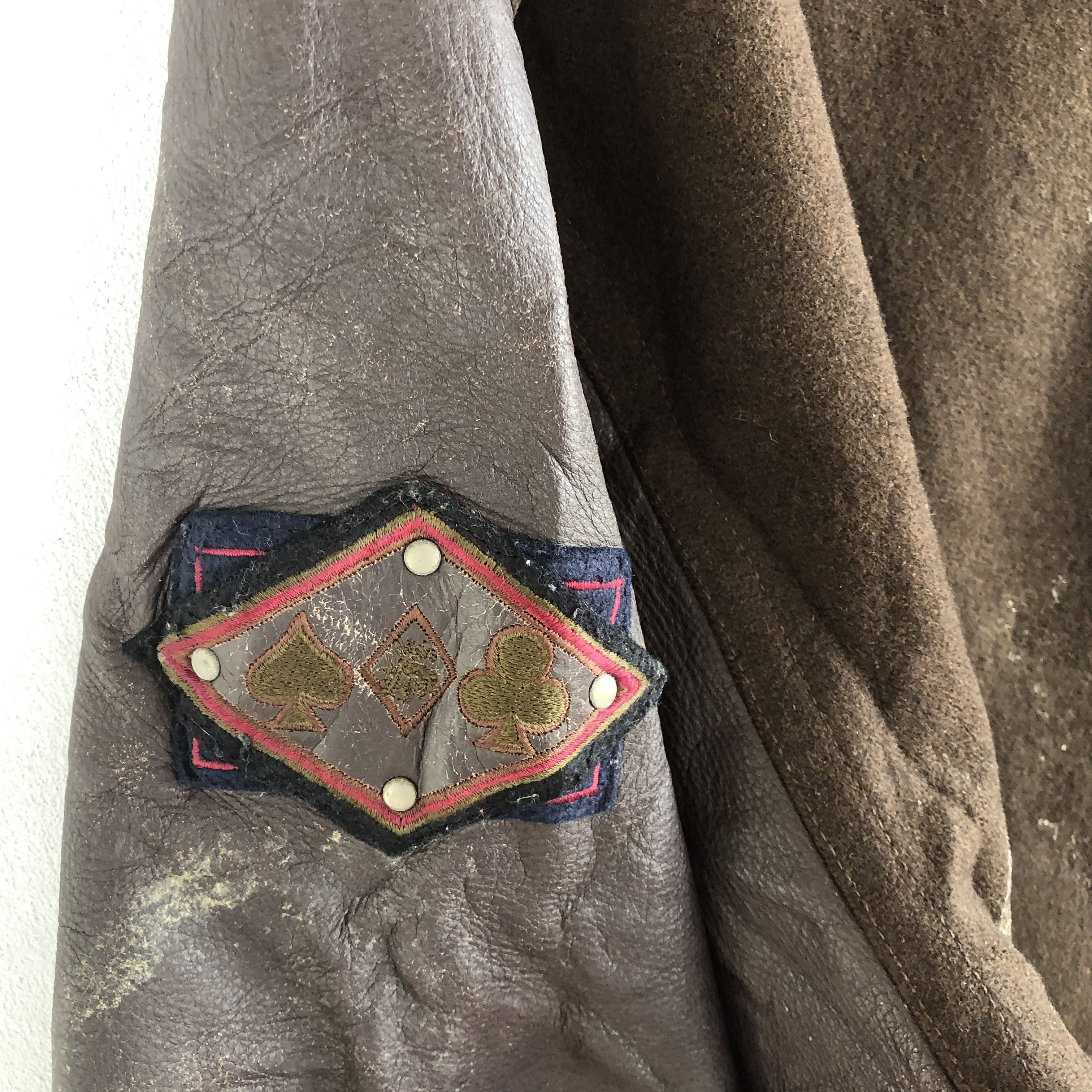 Japanese Brand × Vintage Atelier Sab Varsity Jackets Leather Letterman Wool Jackets Size US L / EU 52-54 / 3 - 8 Thumbnail